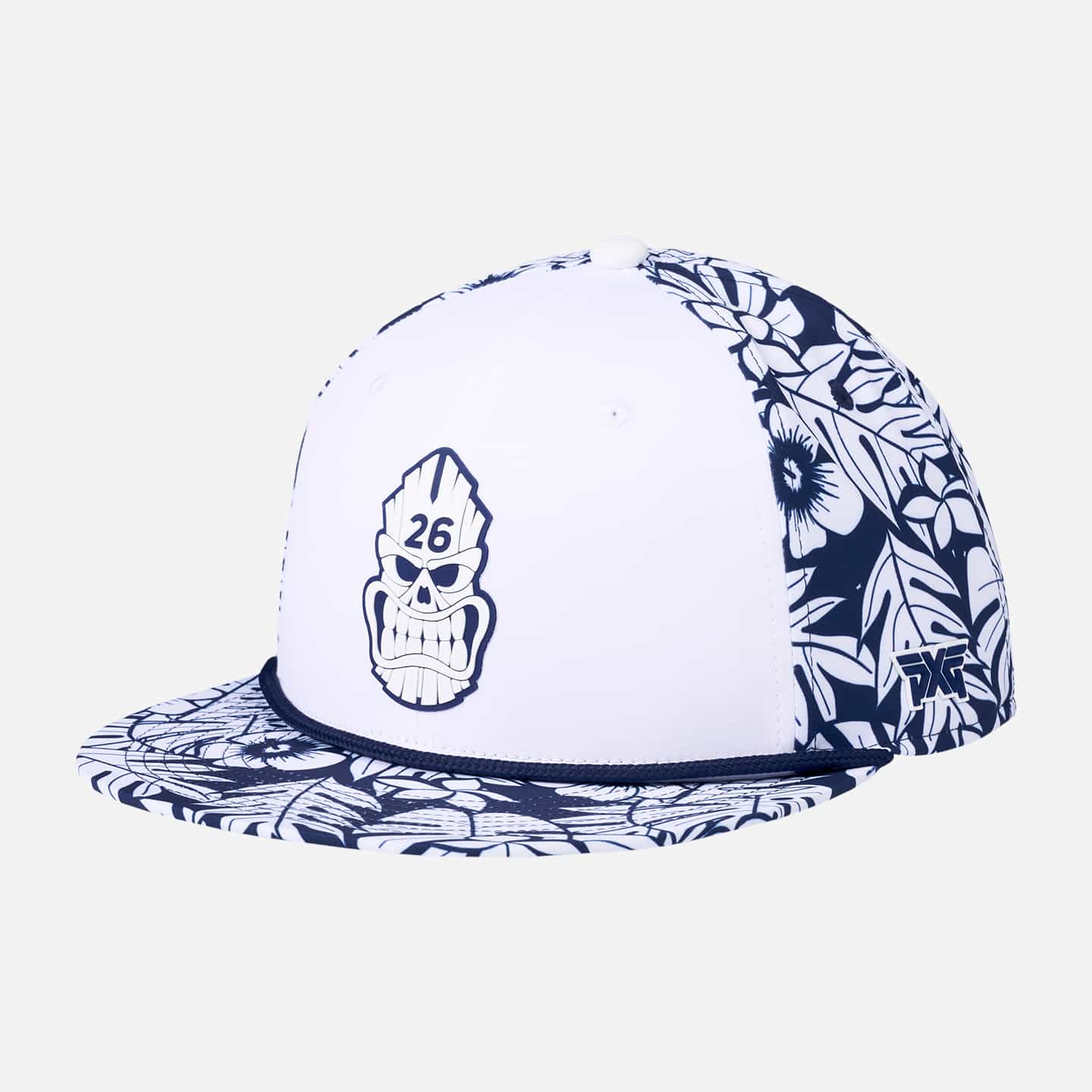 Darkness Tiki Skull 6-Panel Flat Bill Cap - Image 6