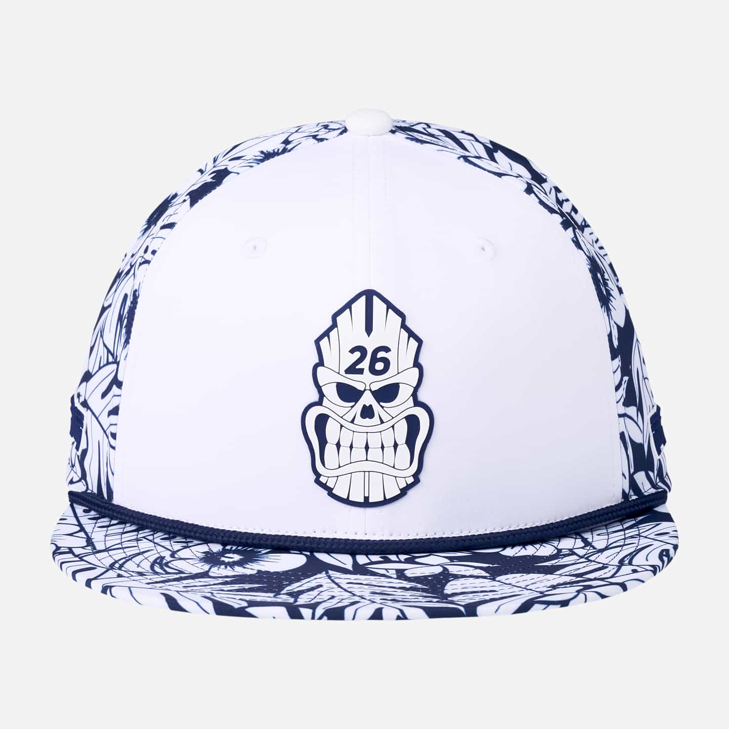 Darkness Tiki Skull 6-Panel Flat Bill Cap - Image 7
