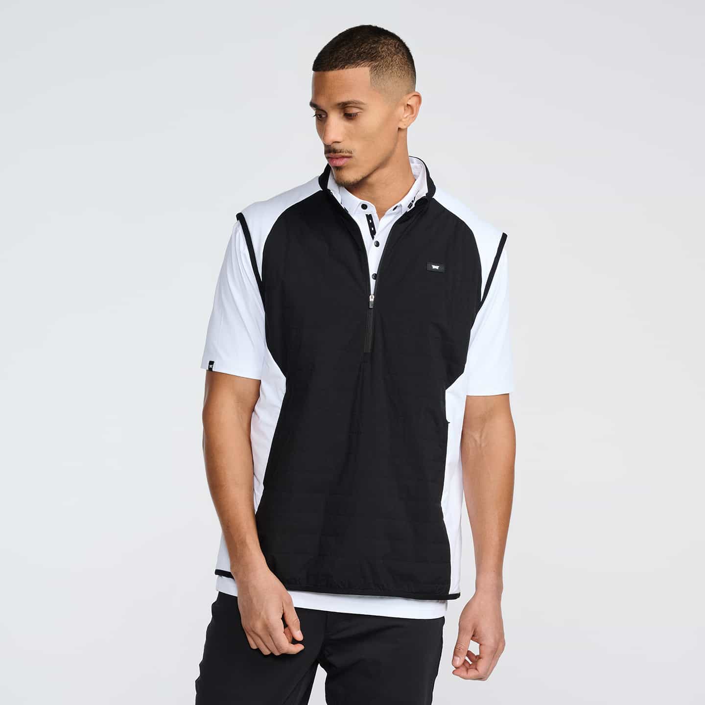 Men's 1/2 Zip Hybrid Vest - Image 5