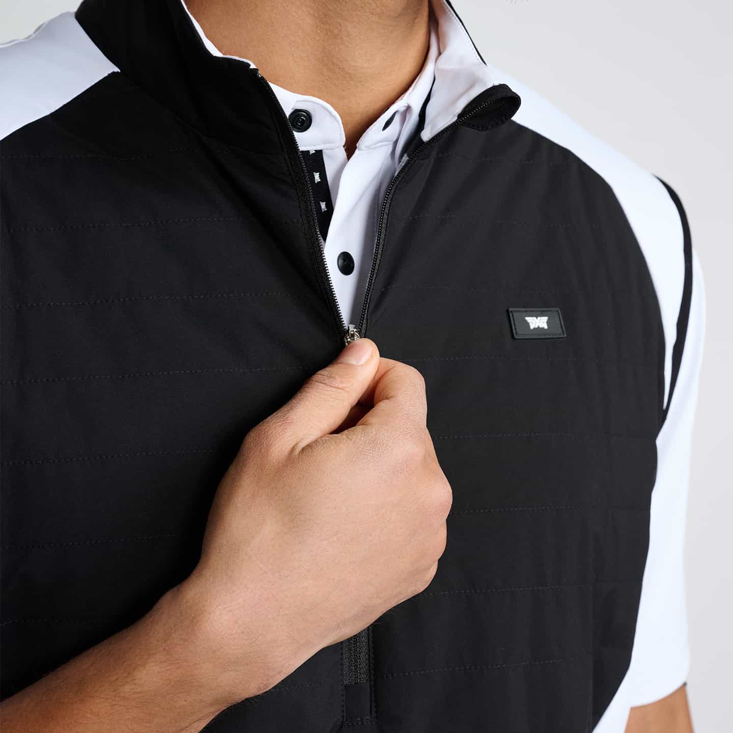 Men's 1/2 Zip Hybrid Vest - Image 8