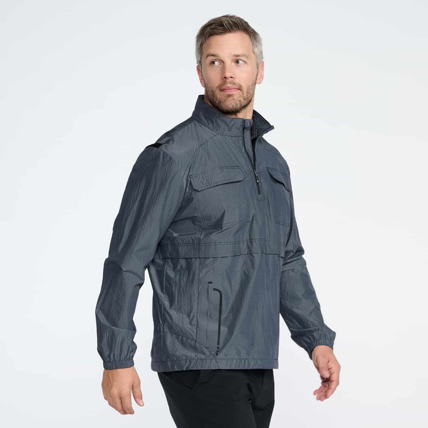 Men's 1/2 Zip Pullover Jacket - Image 4