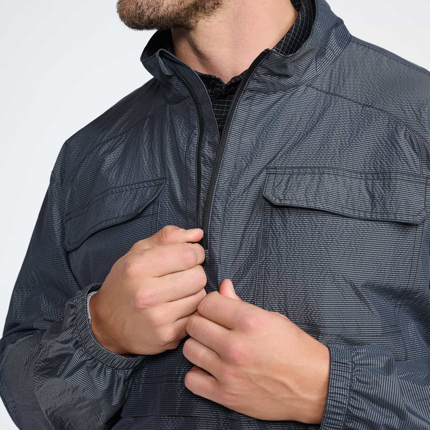 Men's 1/2 Zip Pullover Jacket - Image 5