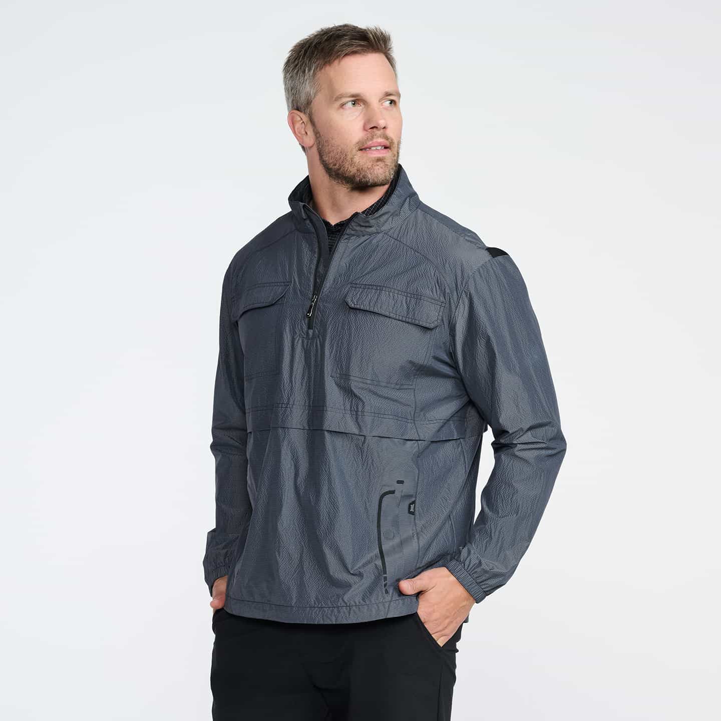 Men's 1/2 Zip Pullover Jacket - Image 8