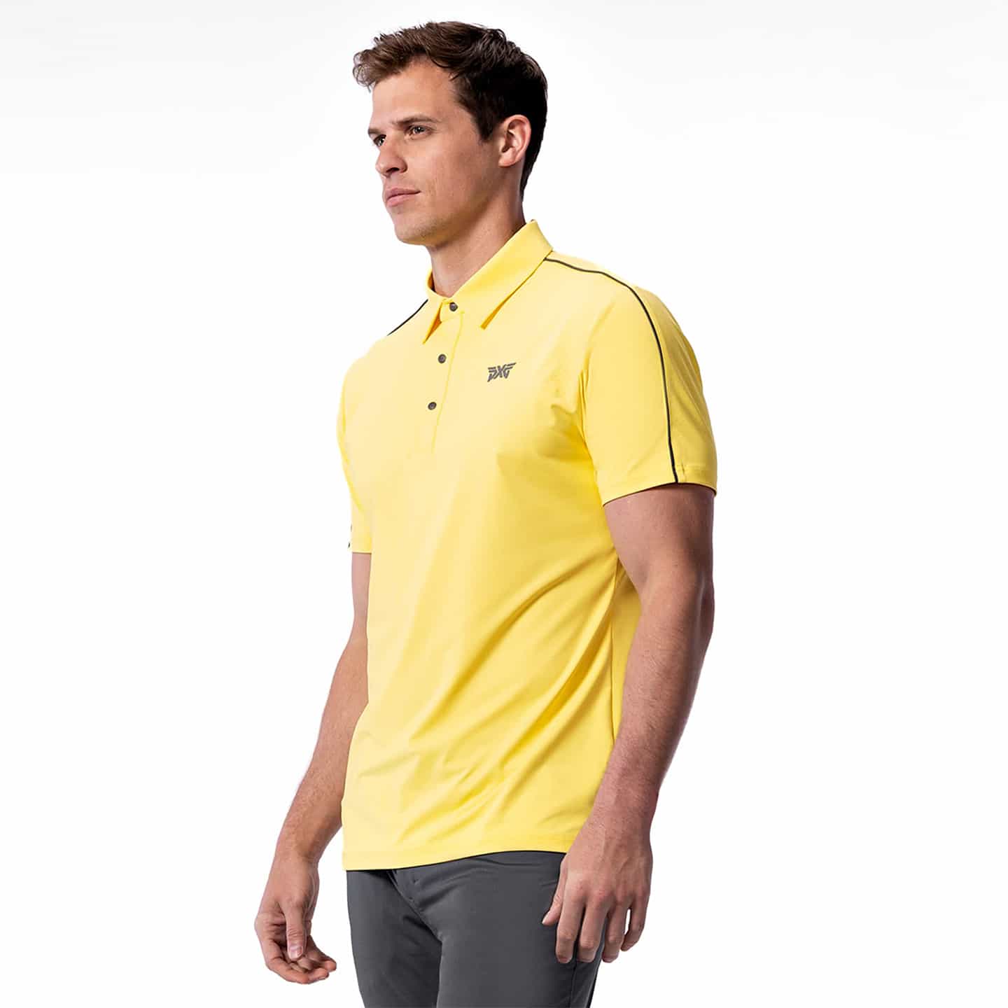 Men's Bonded Chest Stripe Polo - Image 3