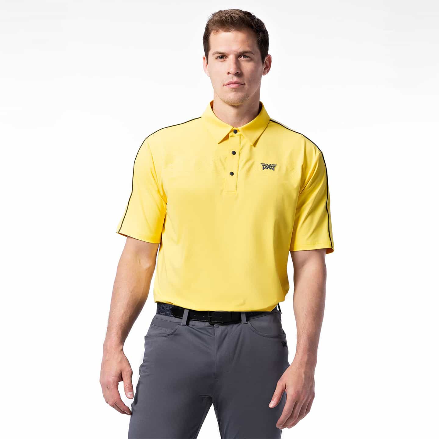 Men's Bonded Chest Stripe Polo - Image 6