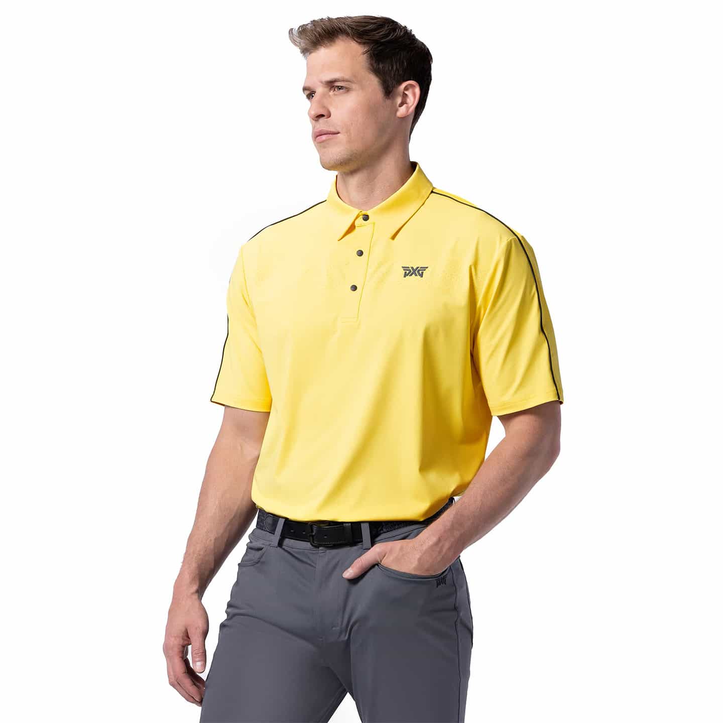 Men's Bonded Chest Stripe Polo - Image 7