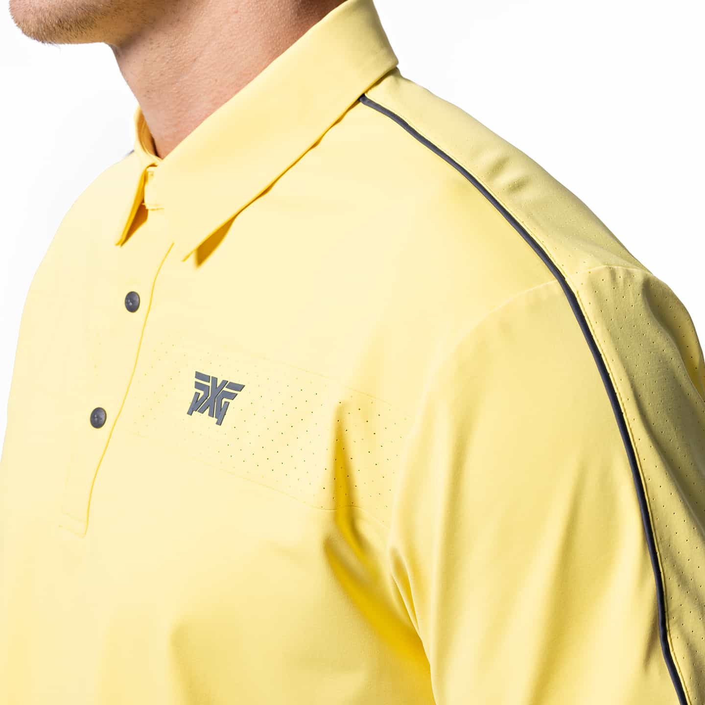 Men's Bonded Chest Stripe Polo - Image 8