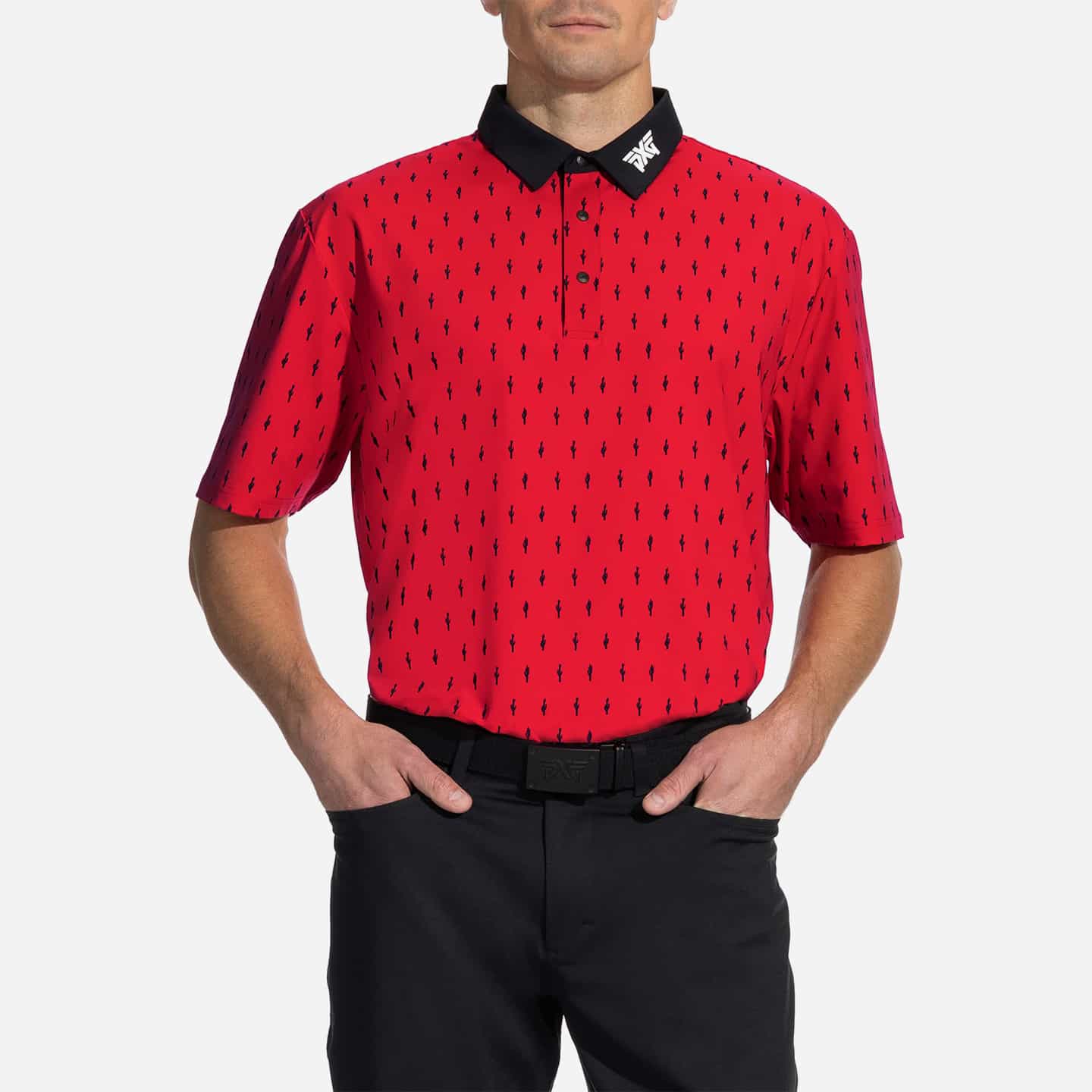 Men's Cactus Print Polo - Image 10