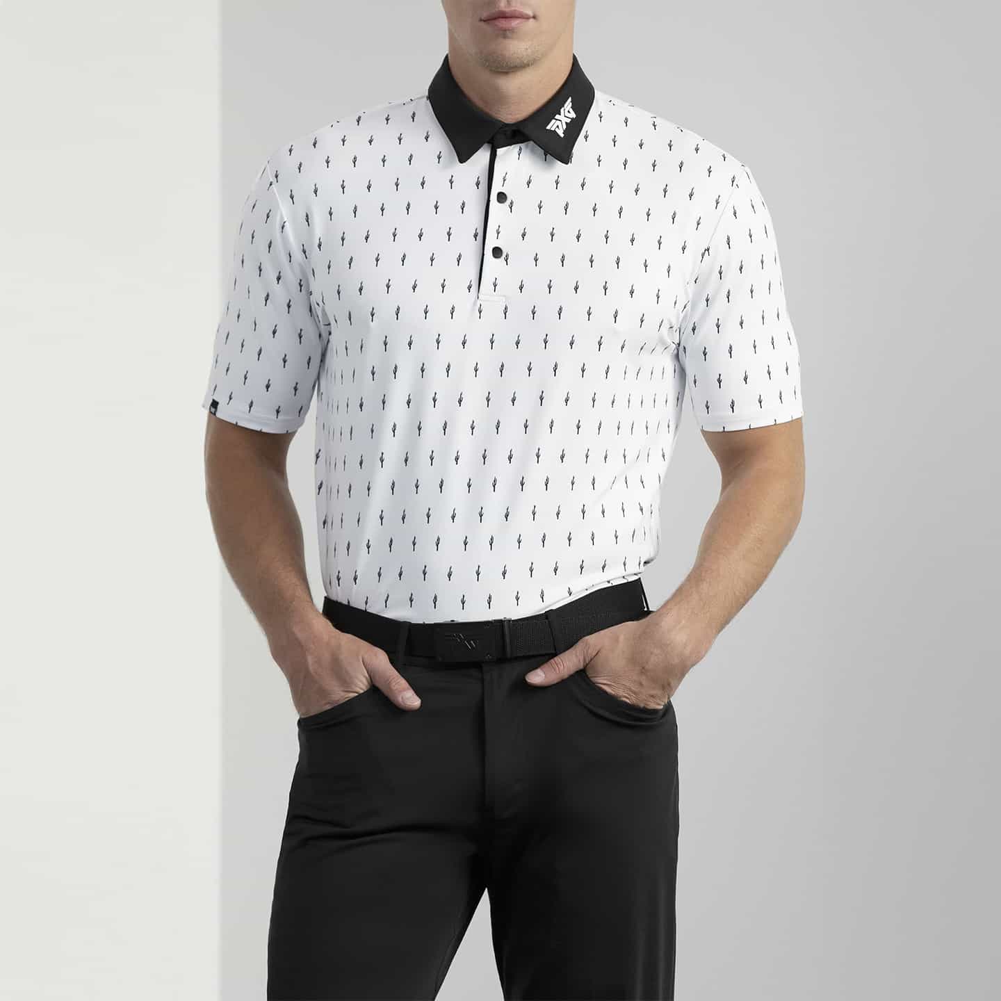 Men's Cactus Print Polo - Image 14