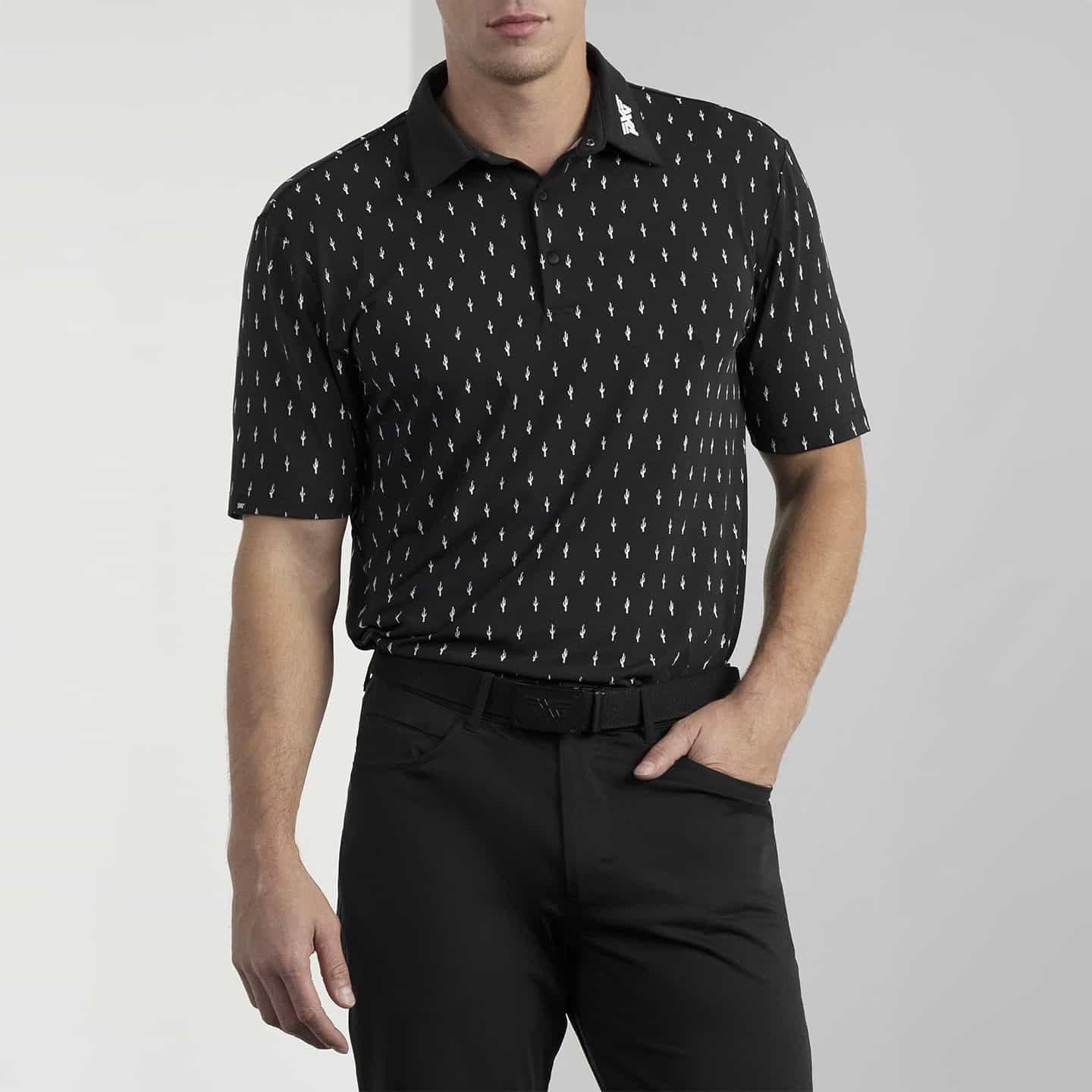 Men's Cactus Print Polo - Image 4