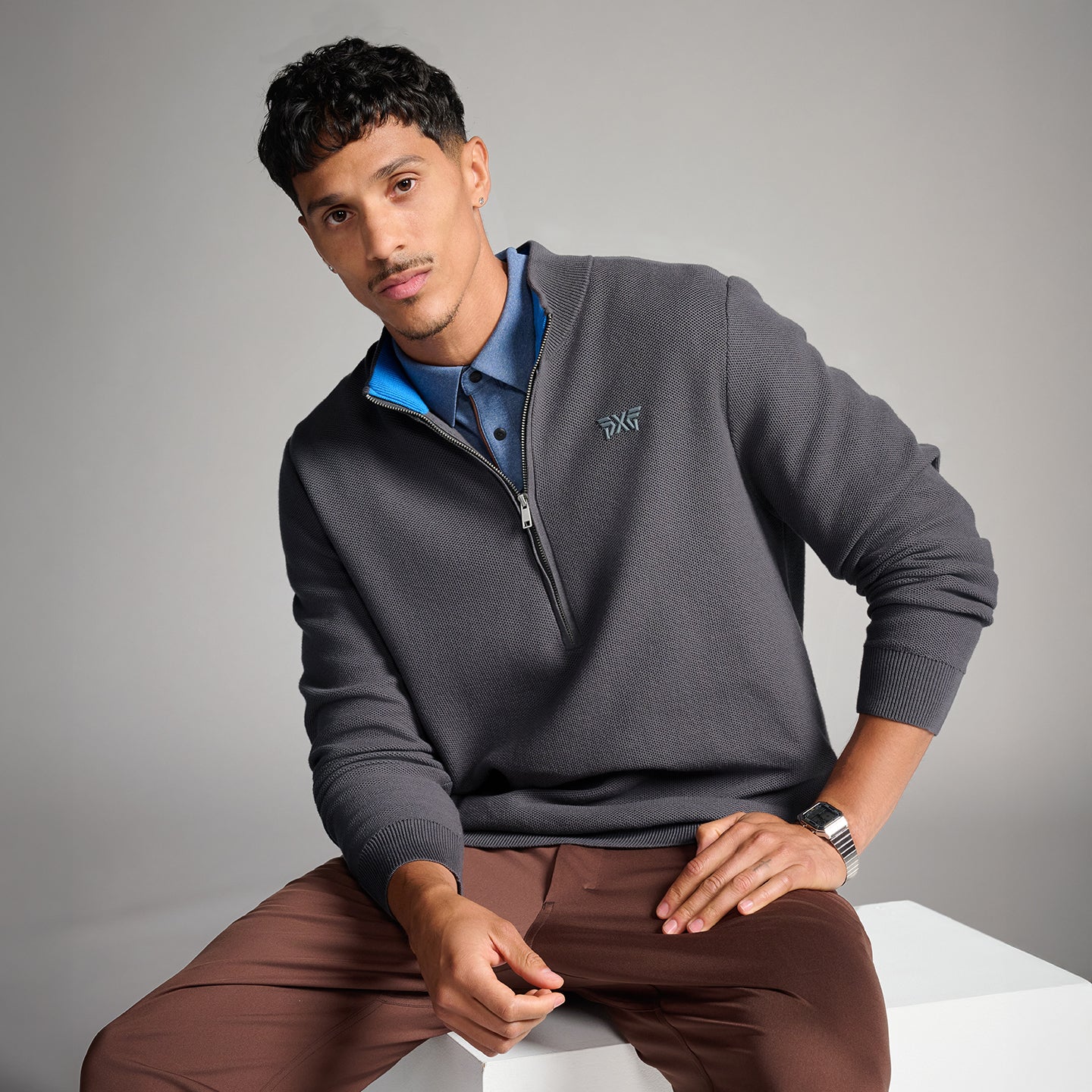 Men's Classic 1/4 Zip Sweater - Image 2