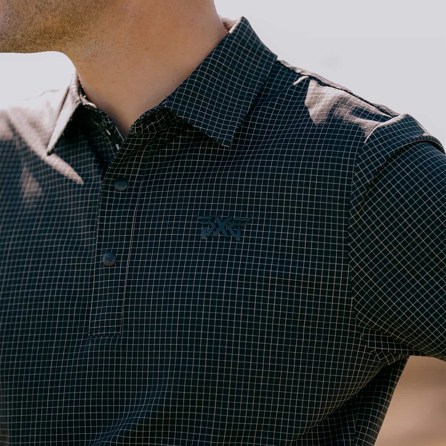 Men's Crisscross Print Polo - Image 4