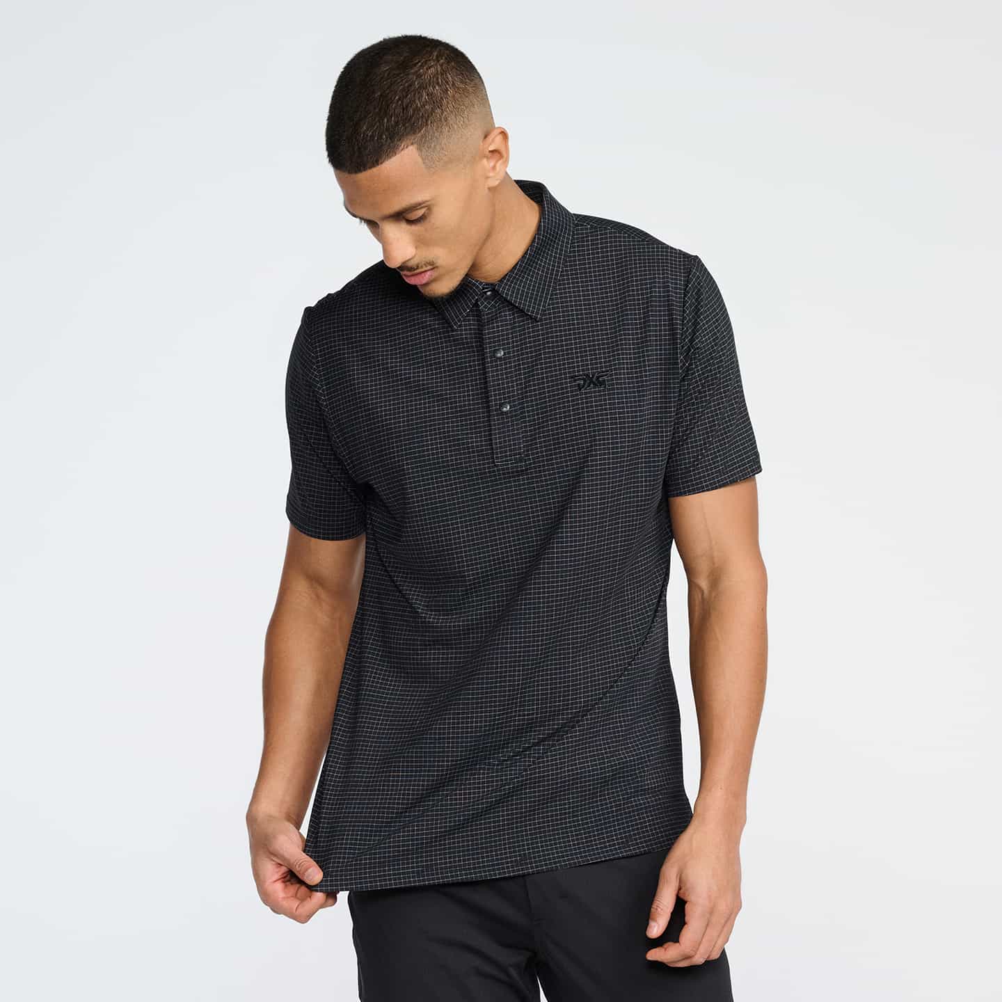 Men's Crisscross Print Polo - Image 6