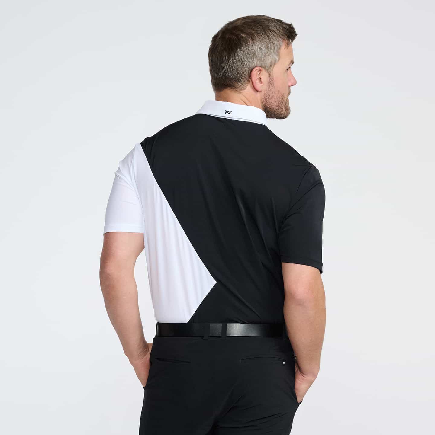 Men's Diagonal Stripe Polo - Image 7