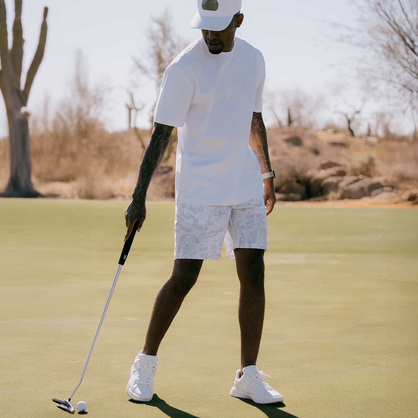 Men's Fairway Camo Golf Short - Image 8