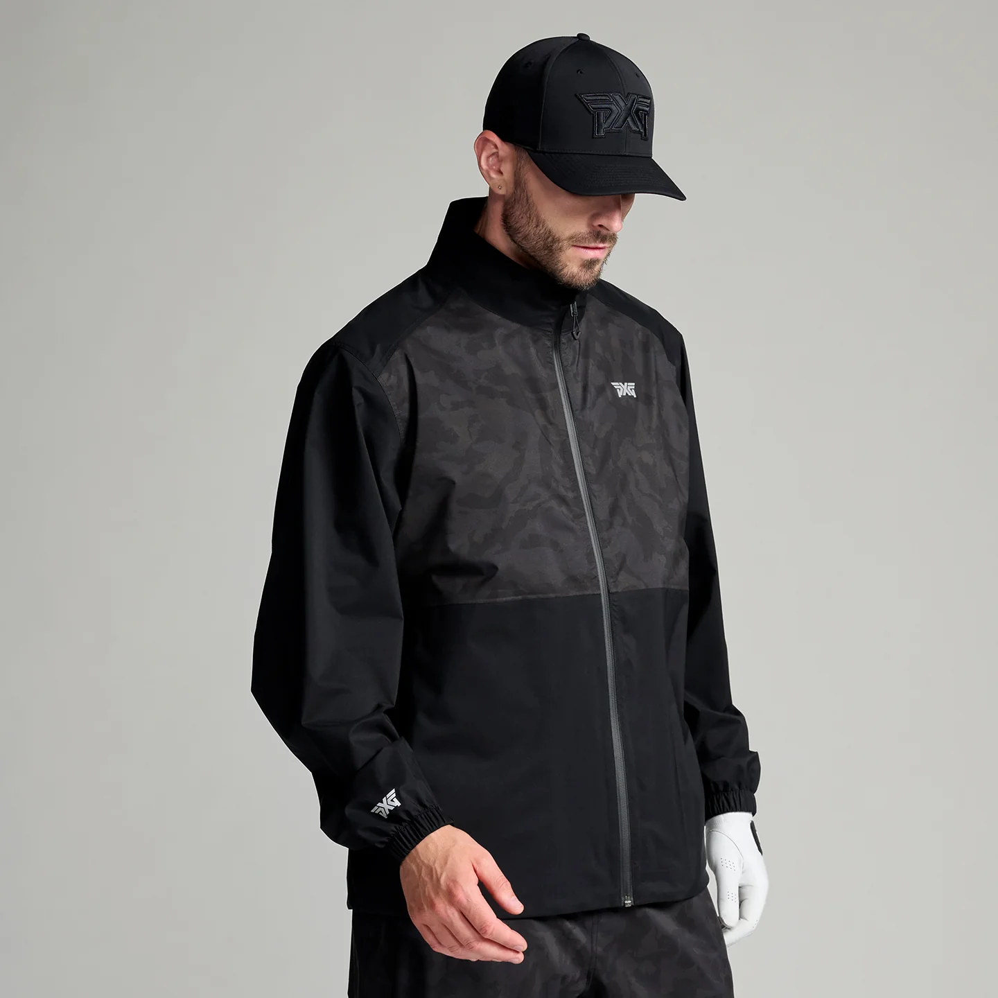 Men's Fairway Camo Rain Jacket - Image 2