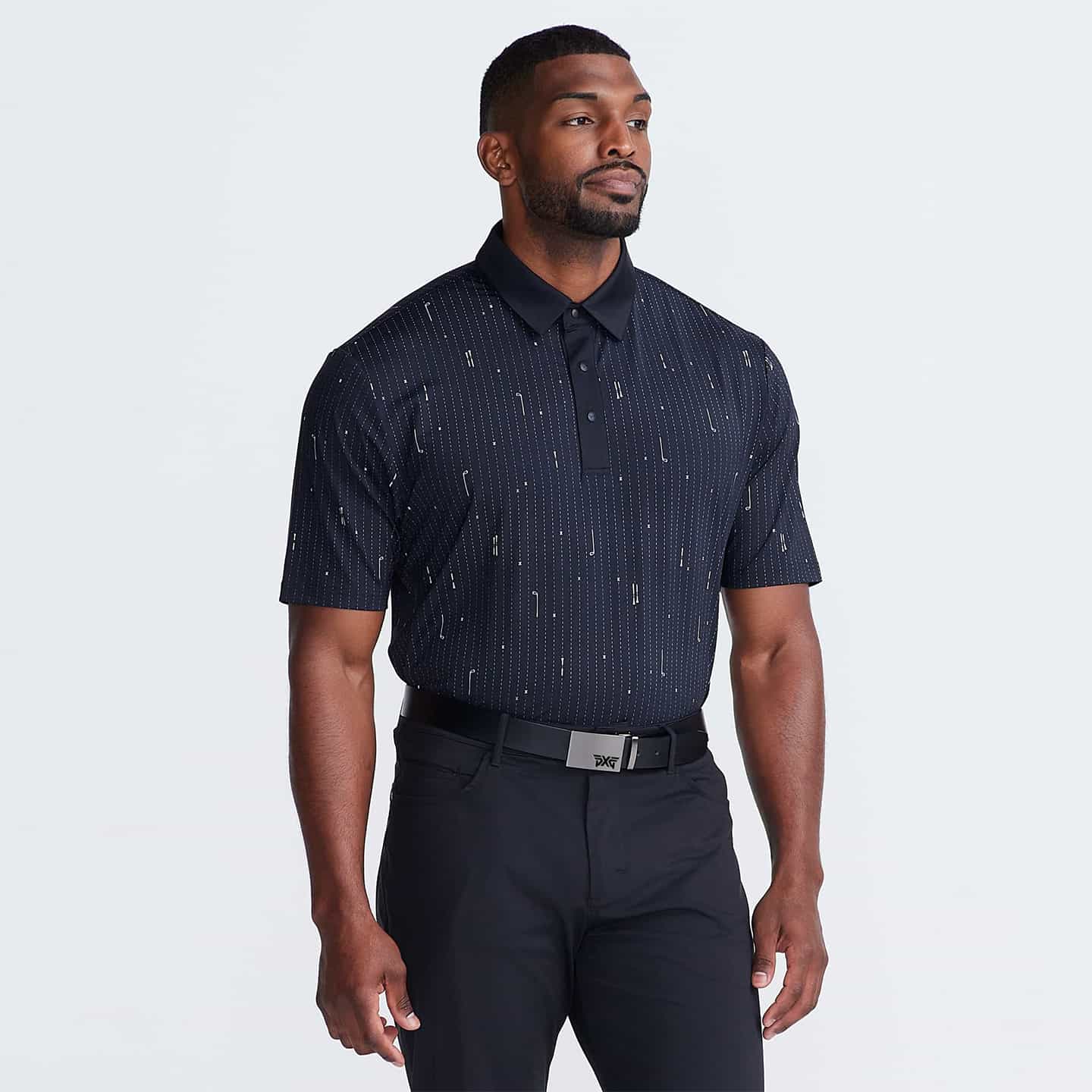 Men's Golf Icons Pin Stripe Polo - Image 10