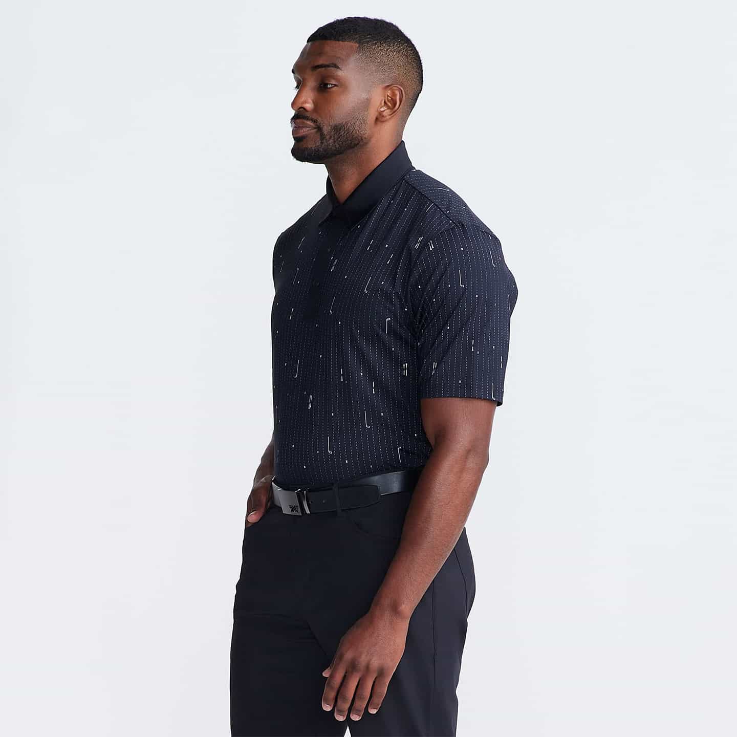 Men's Golf Icons Pin Stripe Polo - Image 11