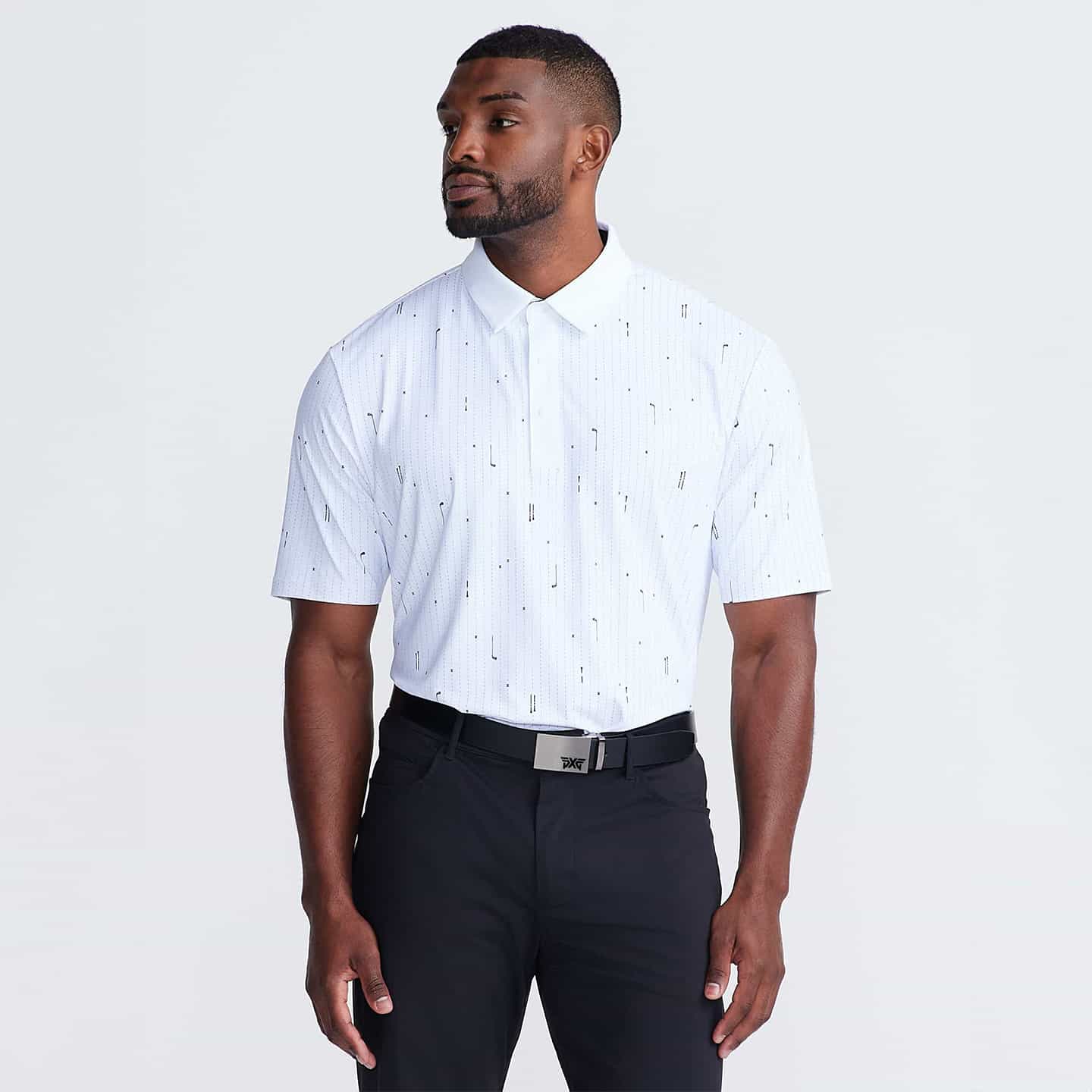 Men's Golf Icons Pin Stripe Polo - Image 13