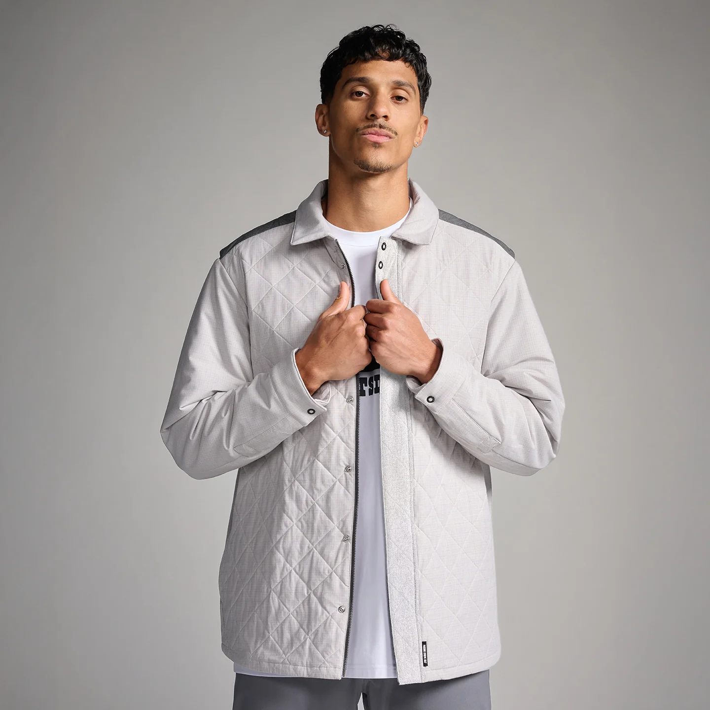 Men's Padded Shirt Jacket - Image 2