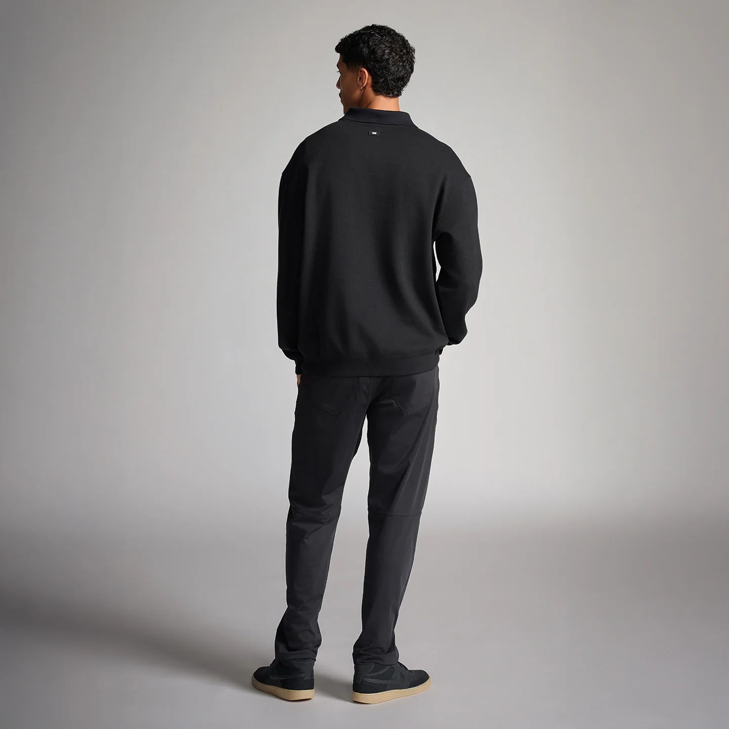 Men's Polo Collar Pullover - Image 7