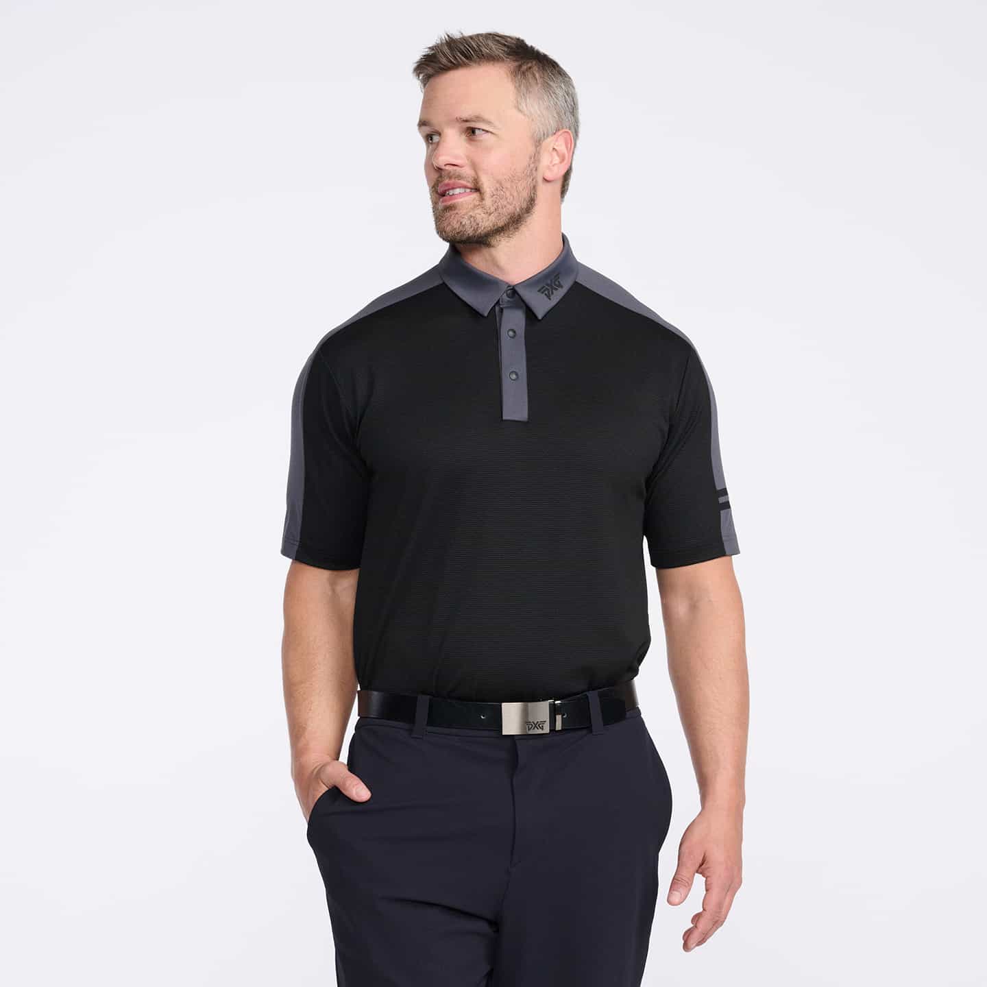 Men's Shoulder Trim Polo - Image 2