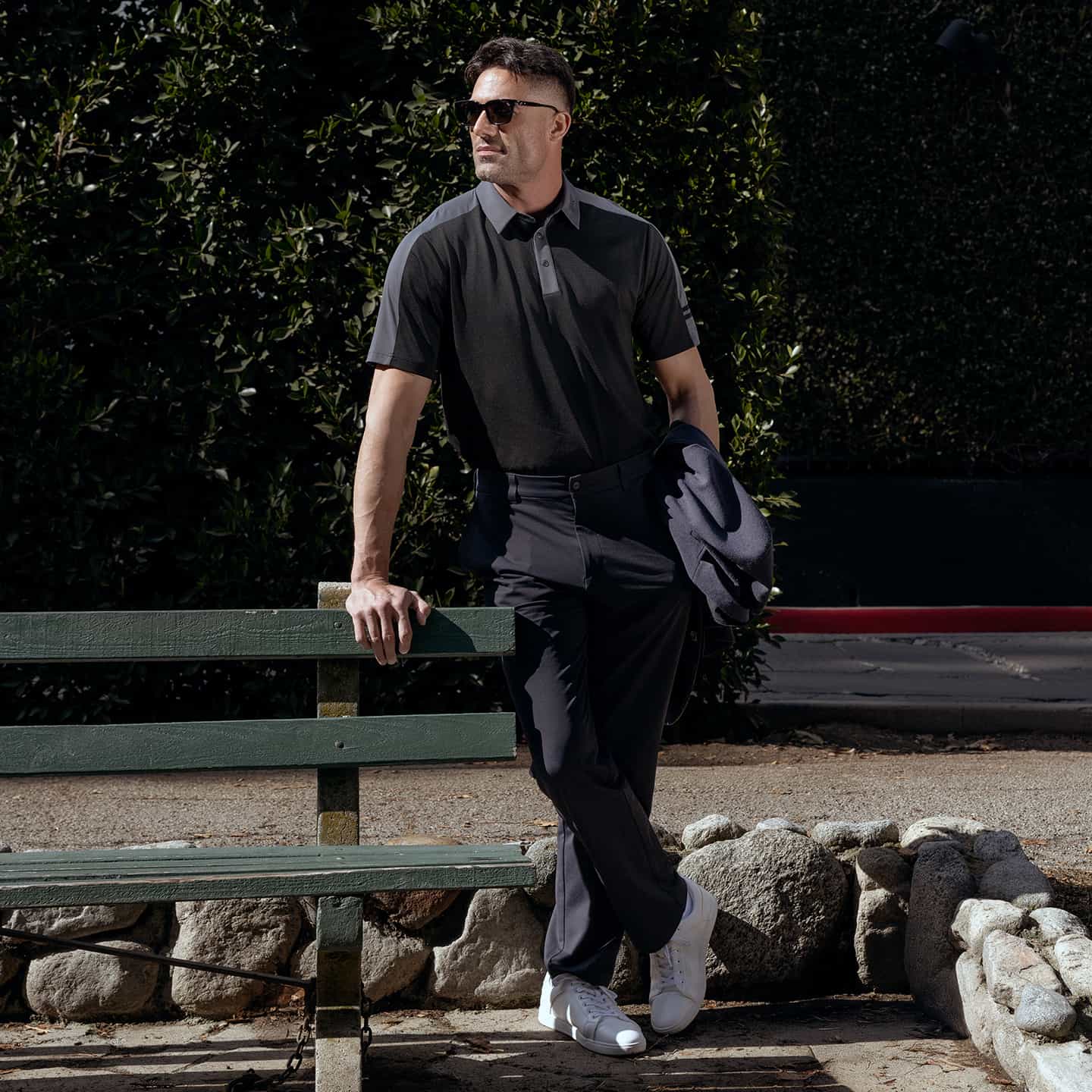 Men's Shoulder Trim Polo - Image 3