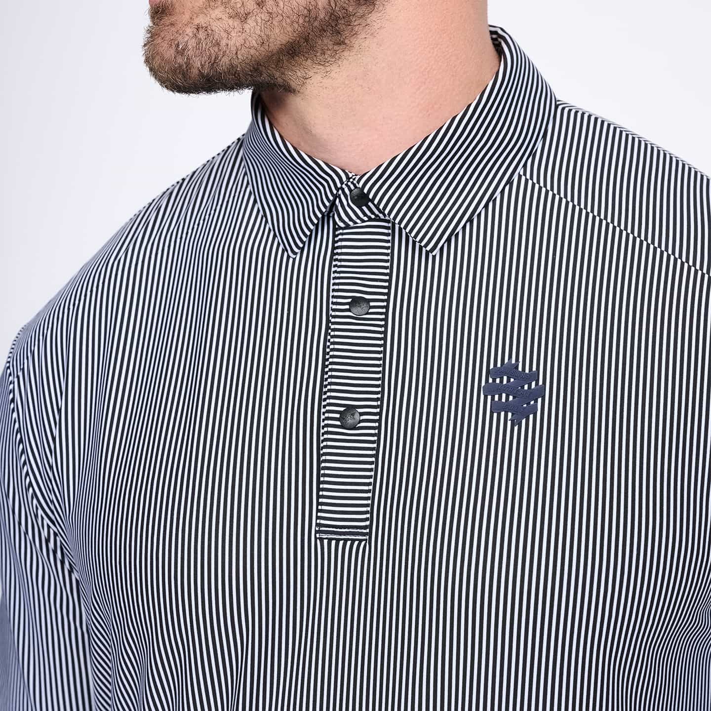 Men's Striped Polo - Image 5