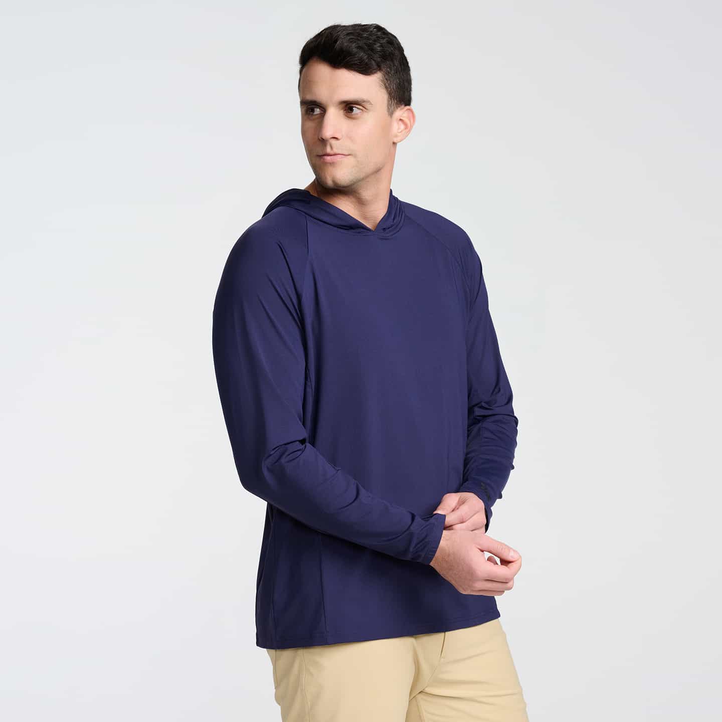 Men's Tour Hooded Raglan Pullover - Image 3