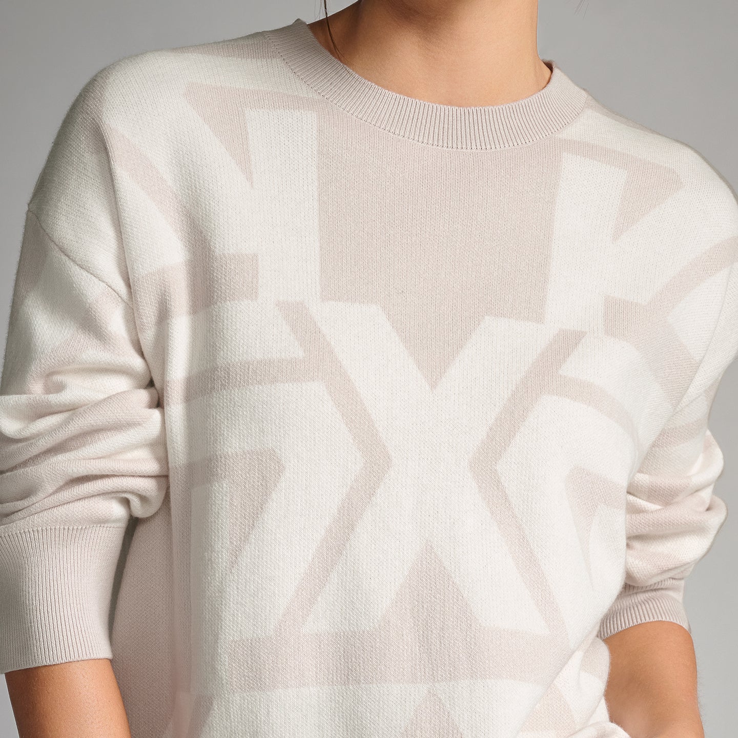 Women's All Over Logo Sweater - Image 6