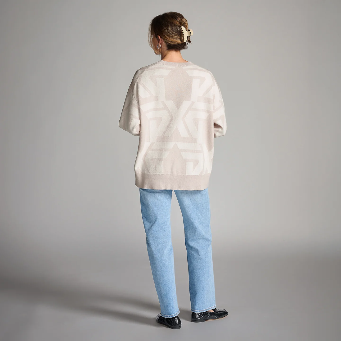 Women's All Over Logo Sweater - Image 7
