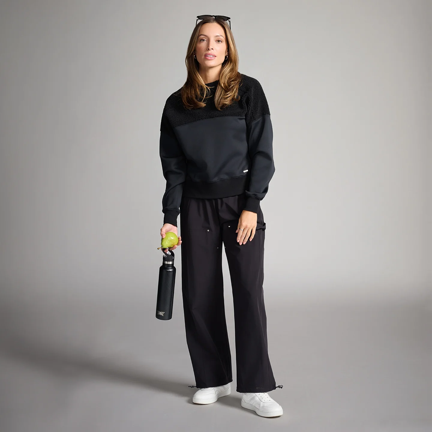 Women's Black Shadow Sweater - Image 2
