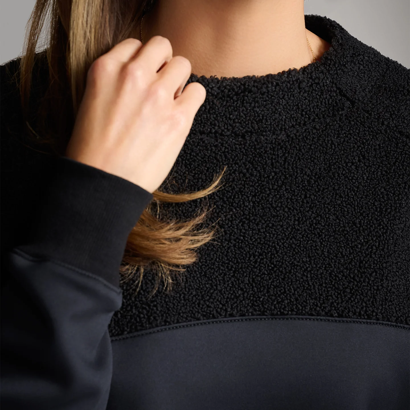 Women's Black Shadow Sweater - Image 4