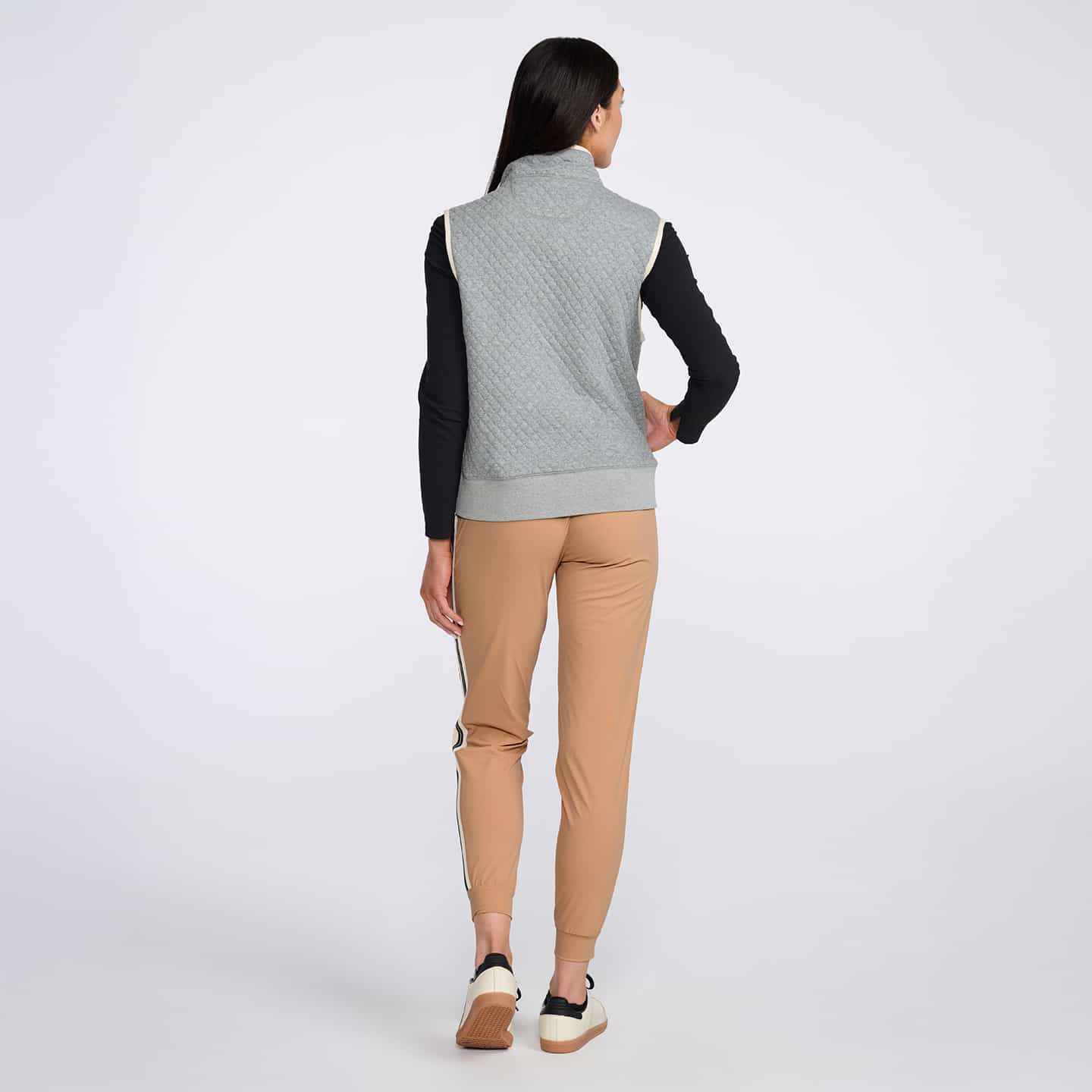 Women's Boyfriend Quilted Vest - Image 8