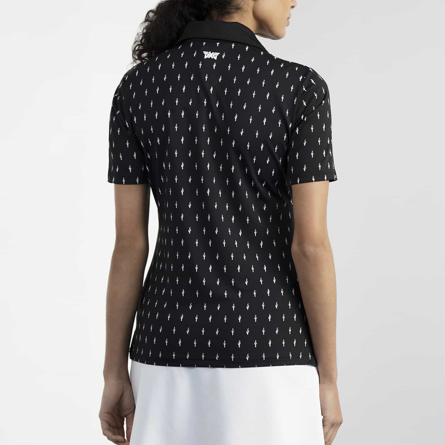 Women's Cactus Print Polo - Image 3