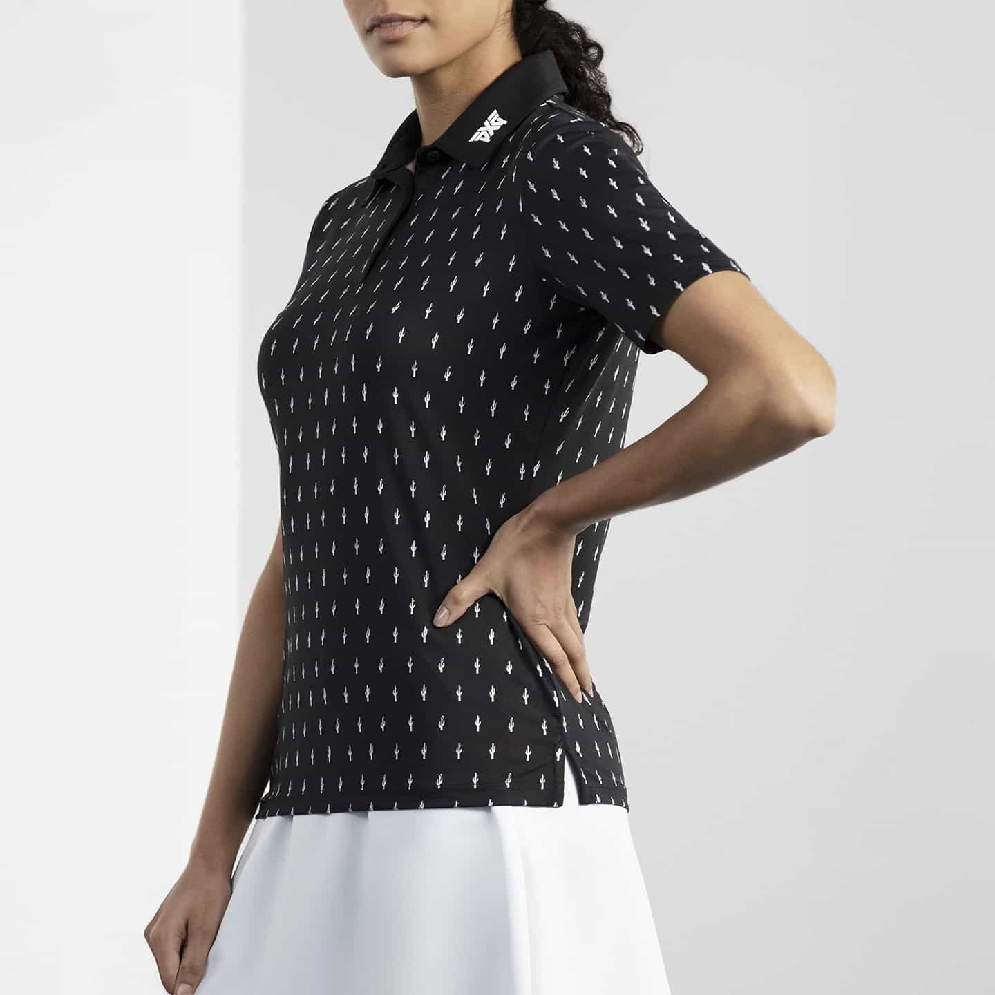 Women's Cactus Print Polo - Image 4