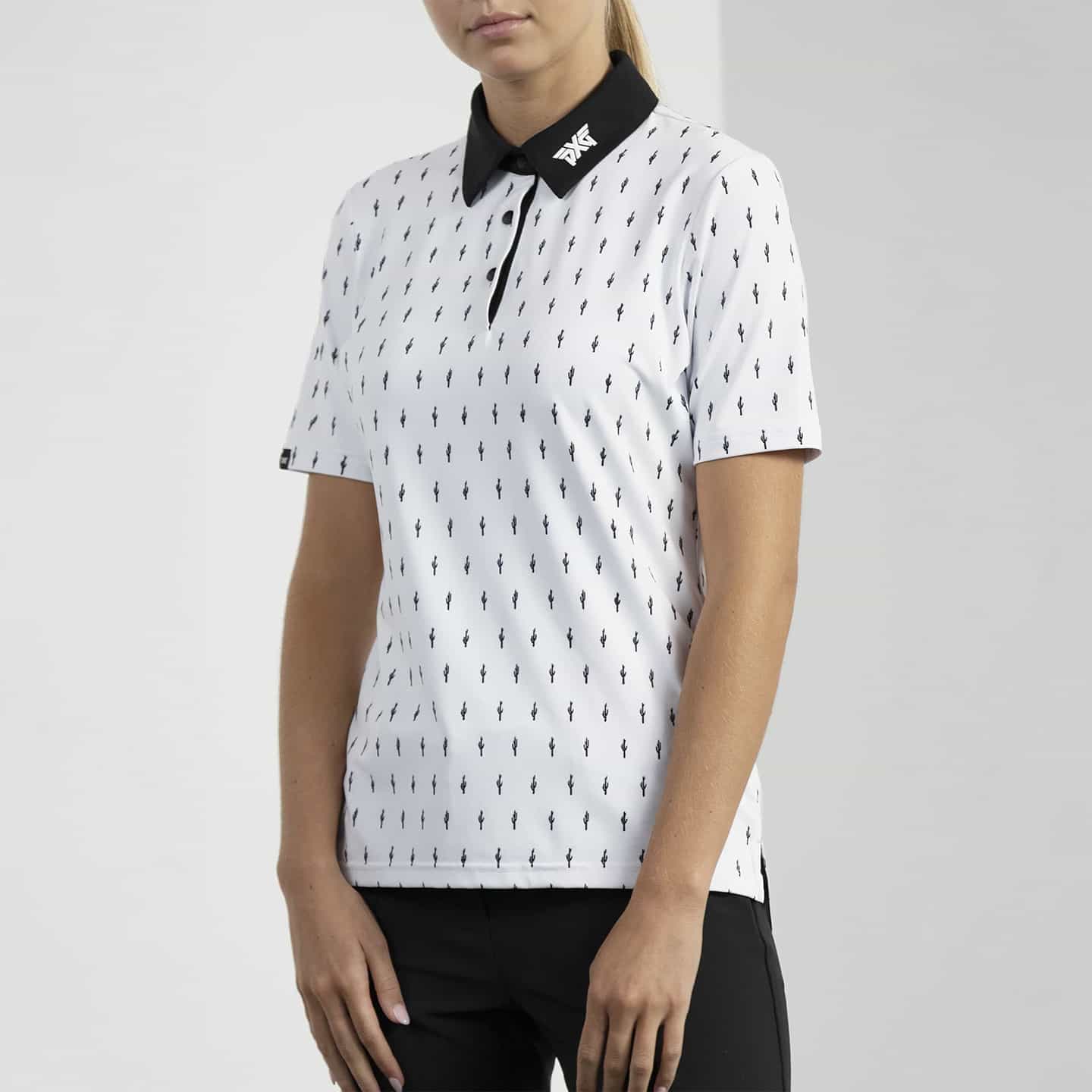 Women's Cactus Print Polo - Image 6