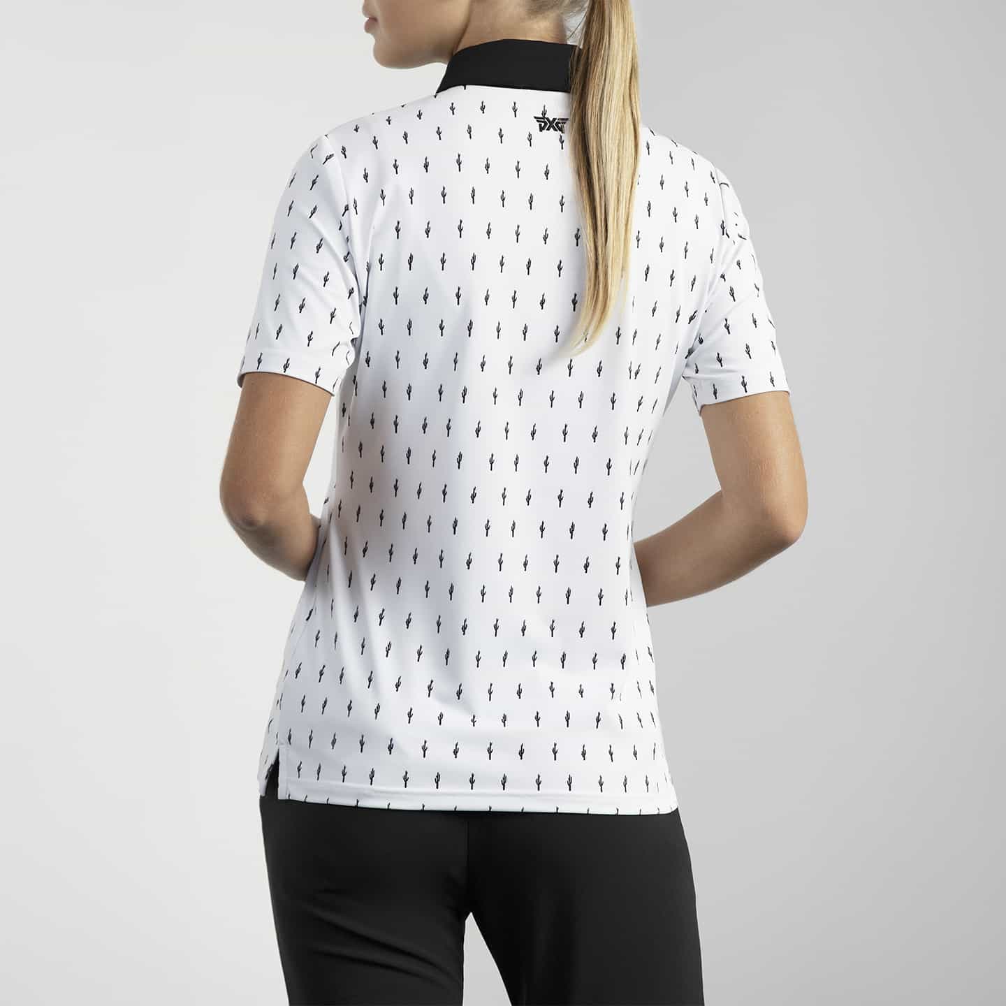 Women's Cactus Print Polo - Image 7