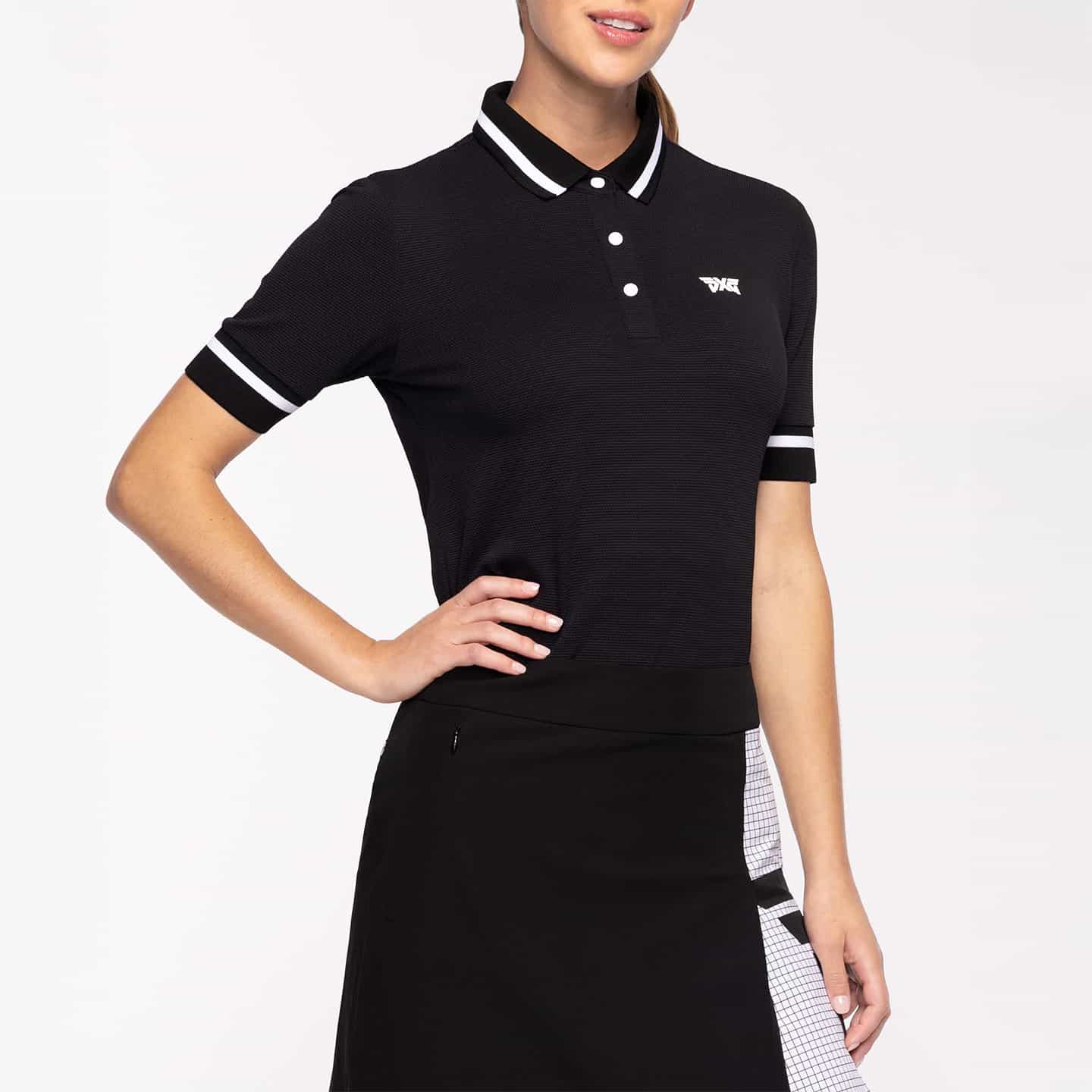 Women's Contrast Sleeve Polo - Image 5