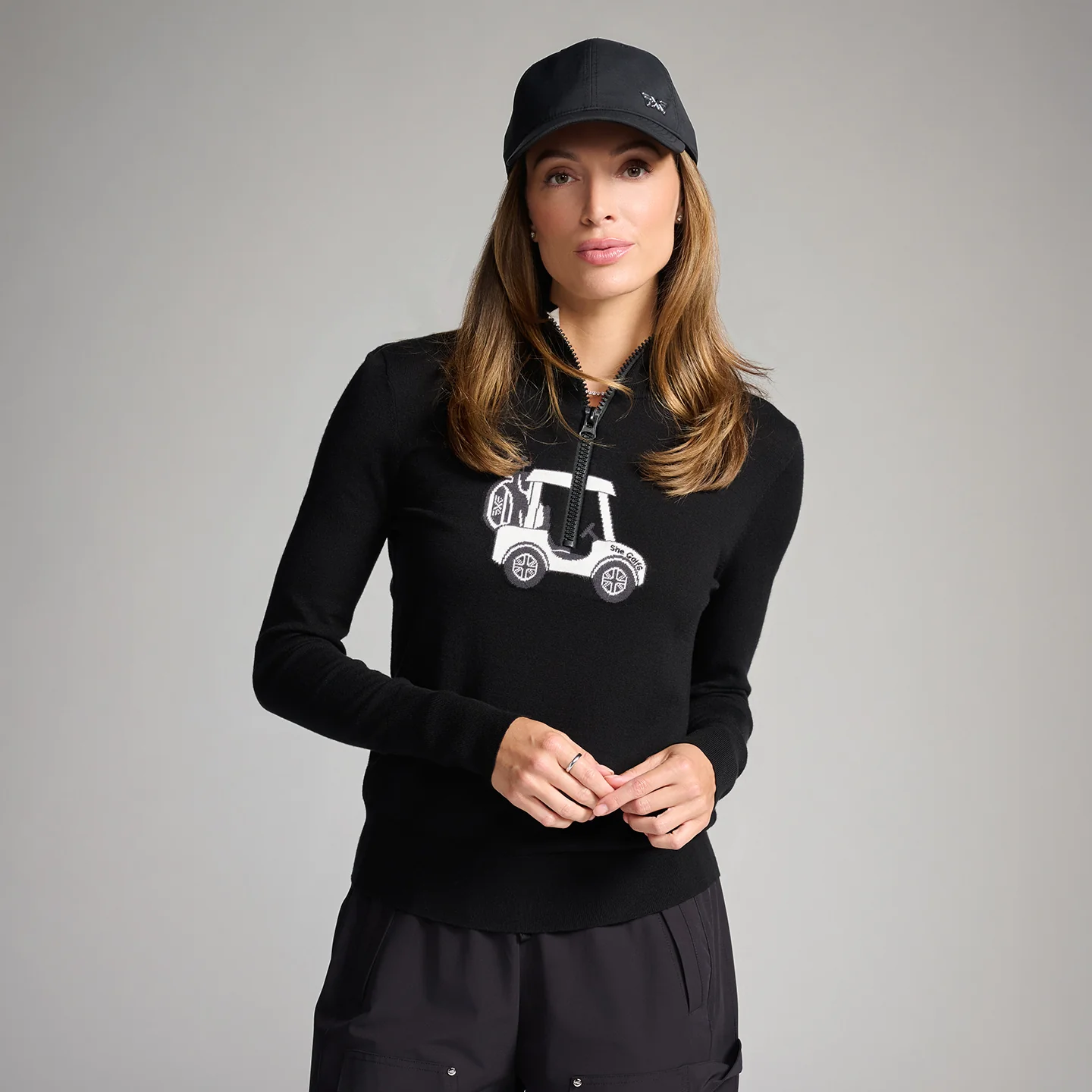 Women's Fore!-Ward 1/2 Zip Pullover - Image 3