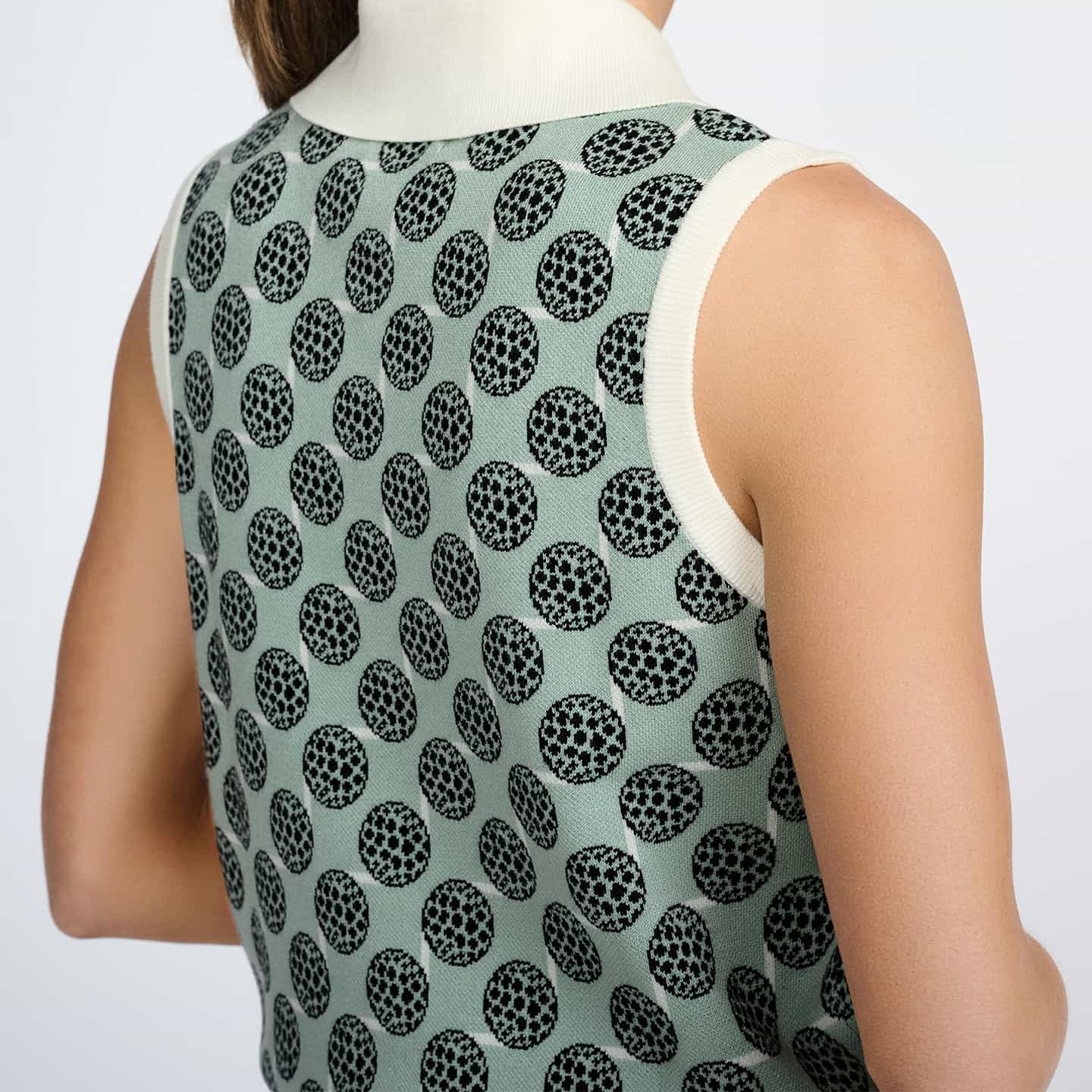 Women's Golf Ball Motif Sleeveless Top - Image 16