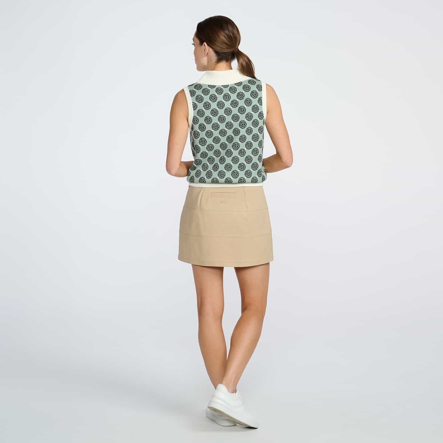 Women's Golf Ball Motif Sleeveless Top - Image 17
