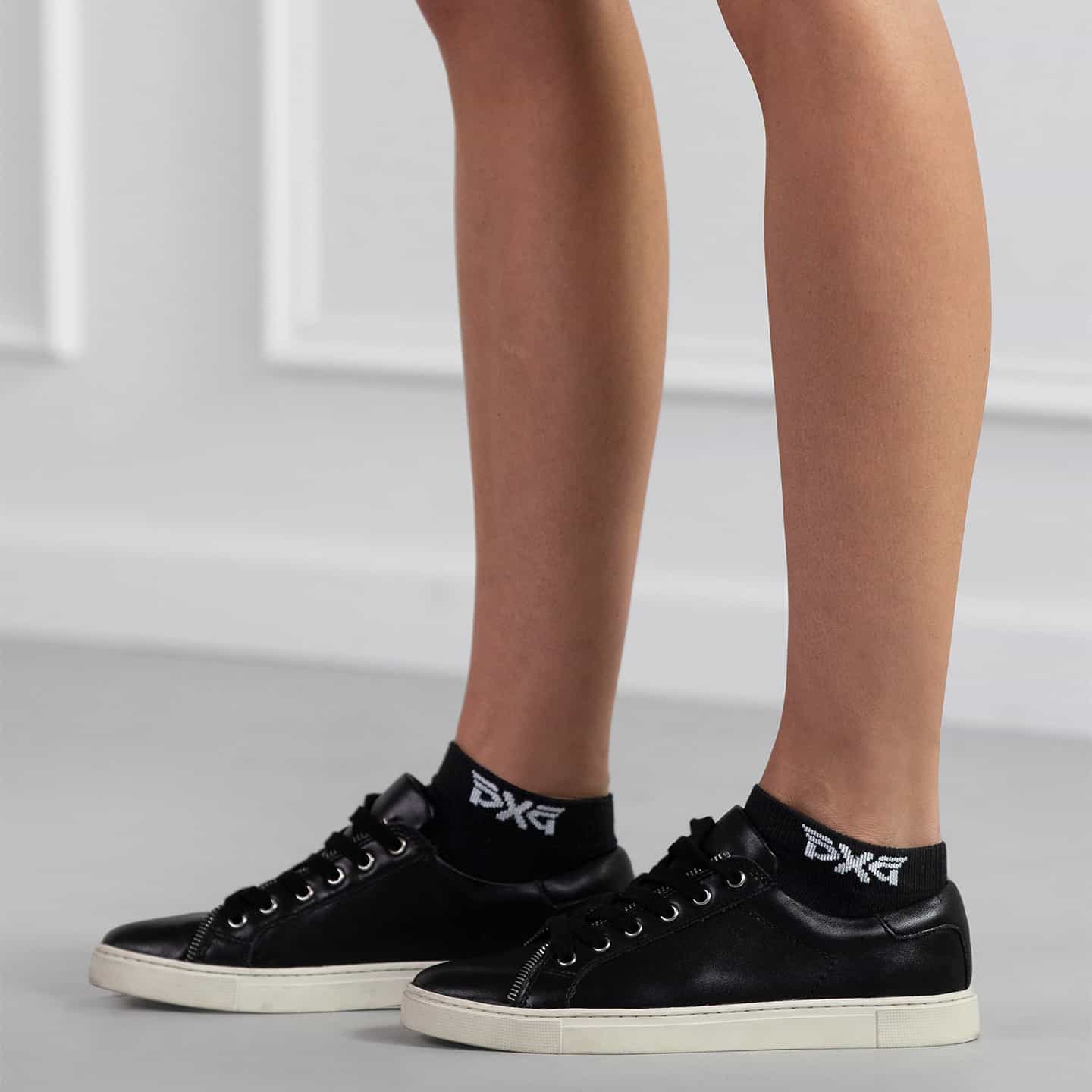 Women's Jacquard Logo Ankle Socks - Image 3