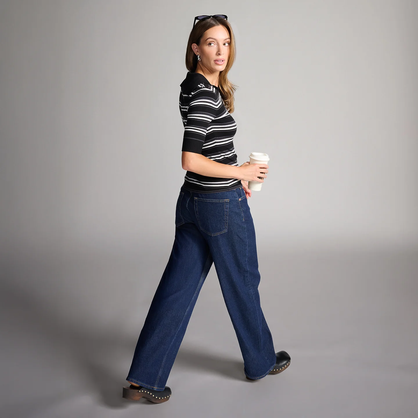 Women's Lapel Knitted Top - Image 4
