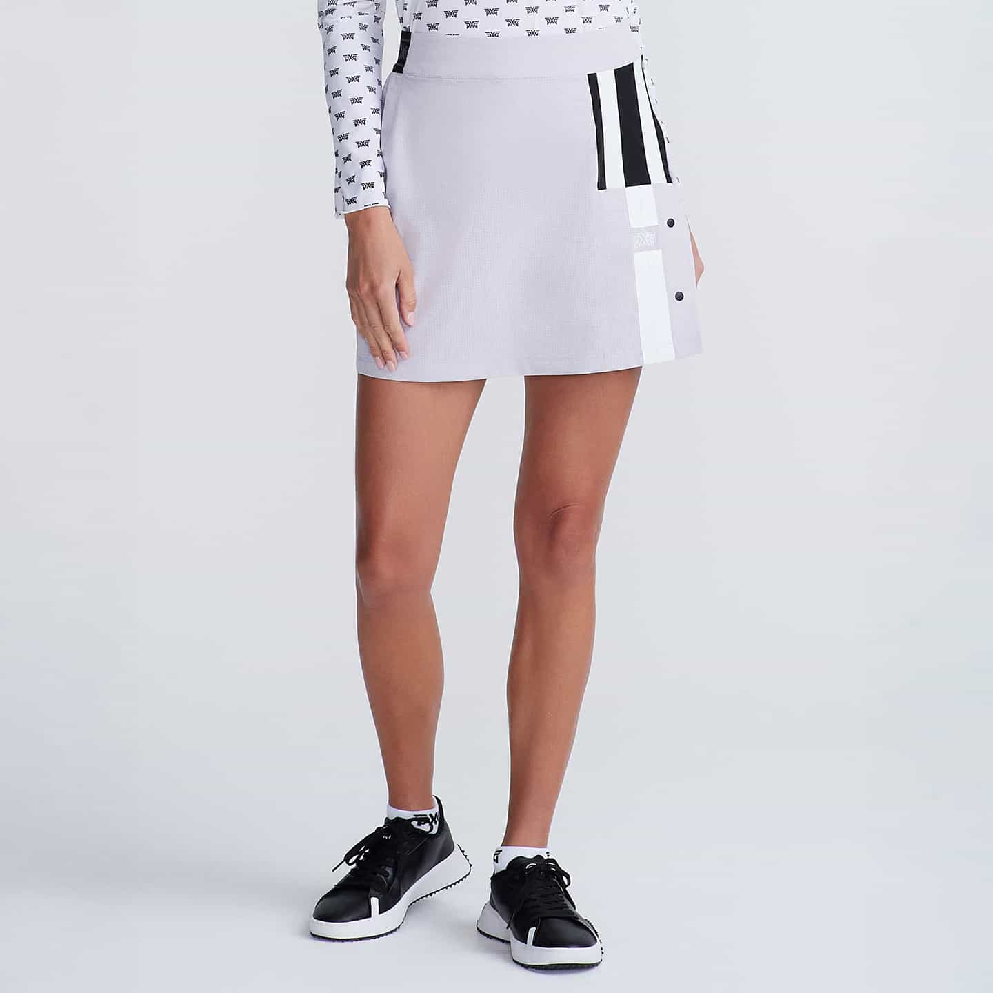 Women's Logo Striped A-Line Skirt - Image 4
