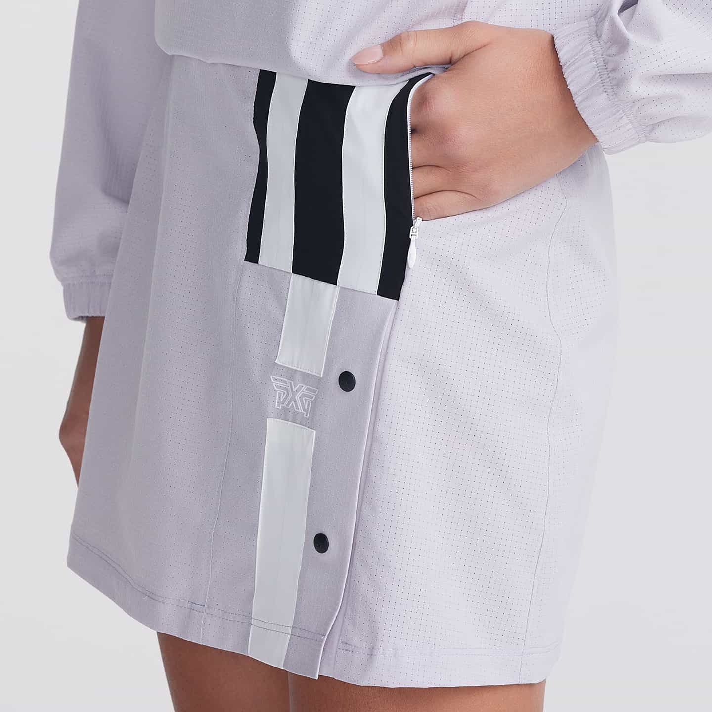 Women's Logo Striped A-Line Skirt - Image 7