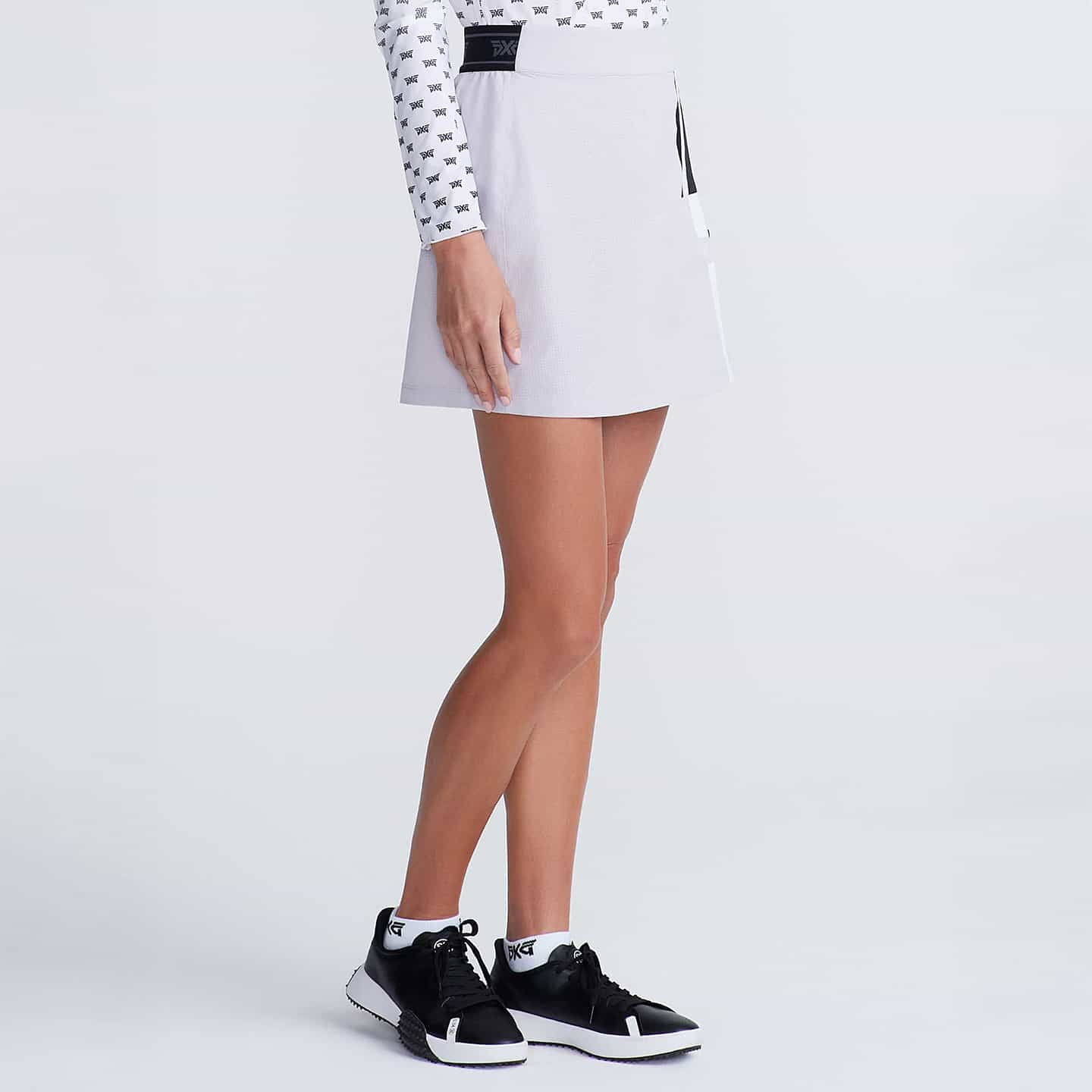 Women's Logo Striped A-Line Skirt - Image 8