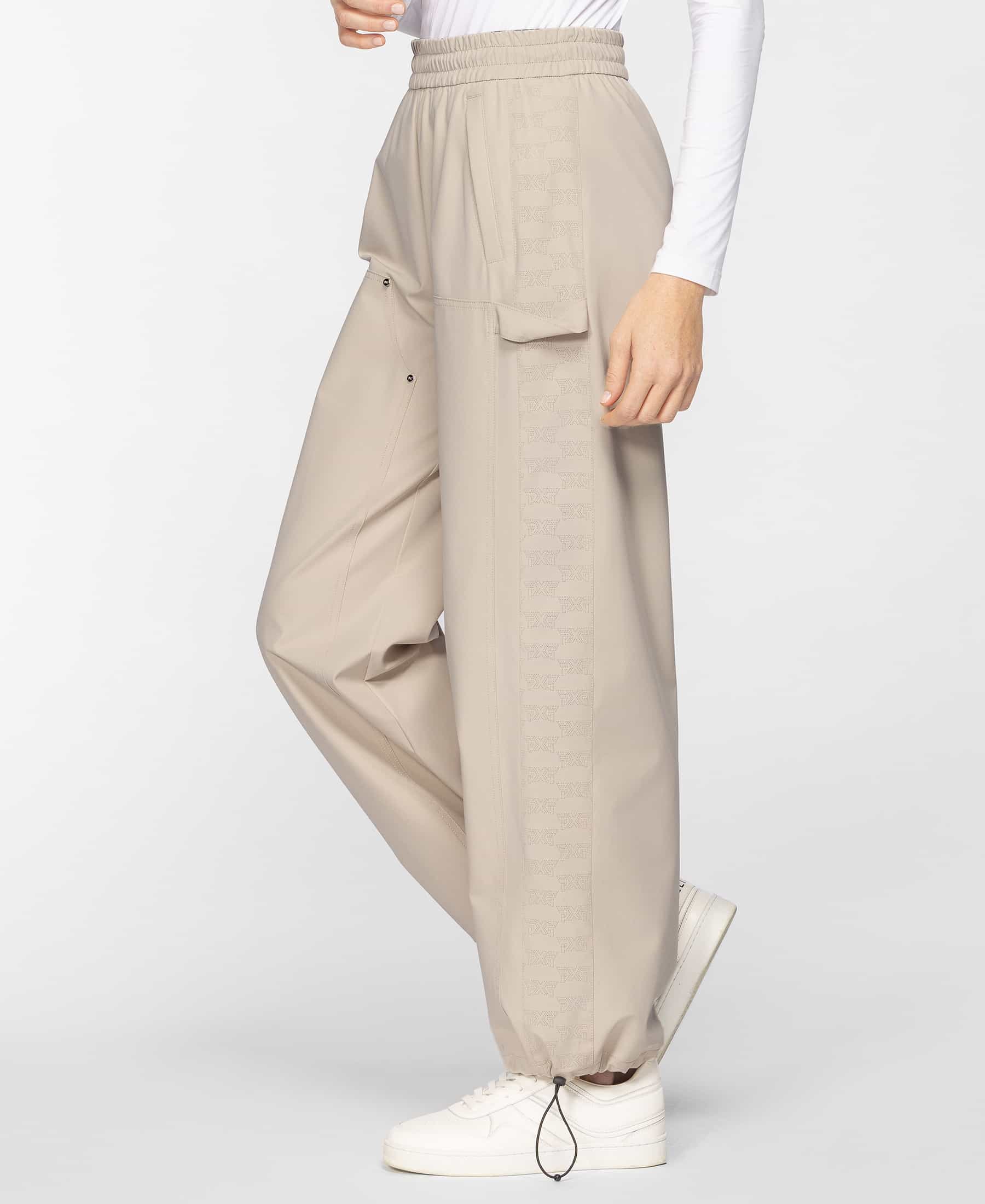 Women's Perforated Logo Wide Leg Trouser - Image 10