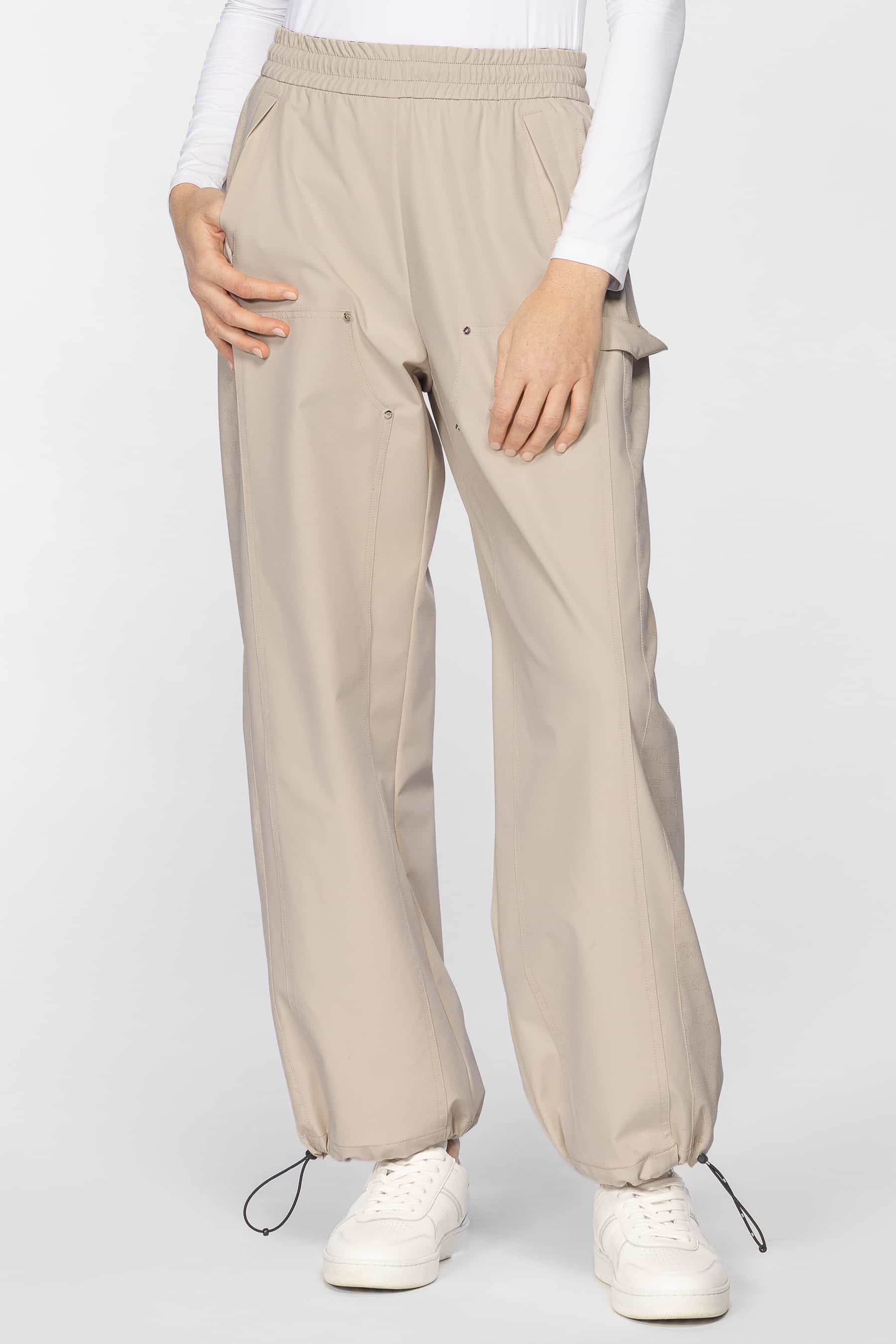 Women's Perforated Logo Wide Leg Trouser - Image 9