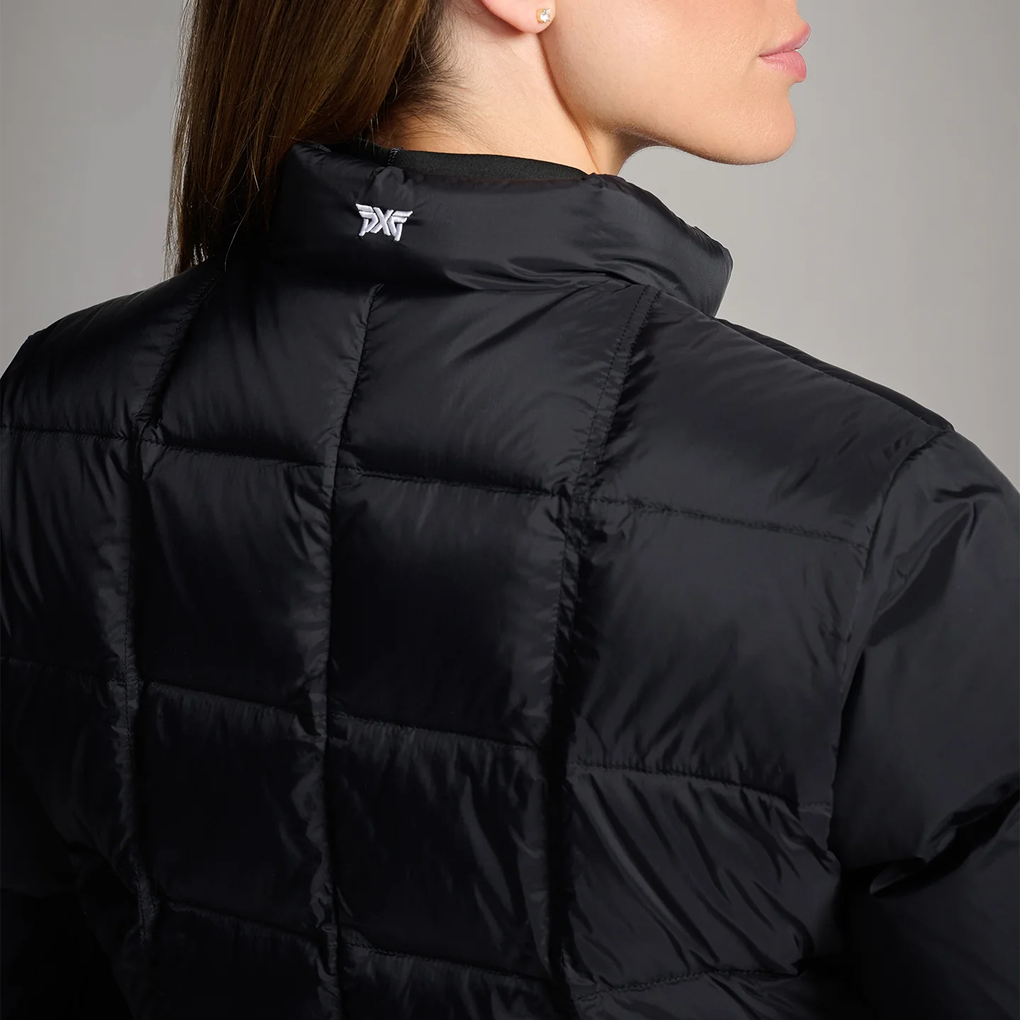 Women's Ribbed Waist Short Sleeve Puffer Jacket - Image 6